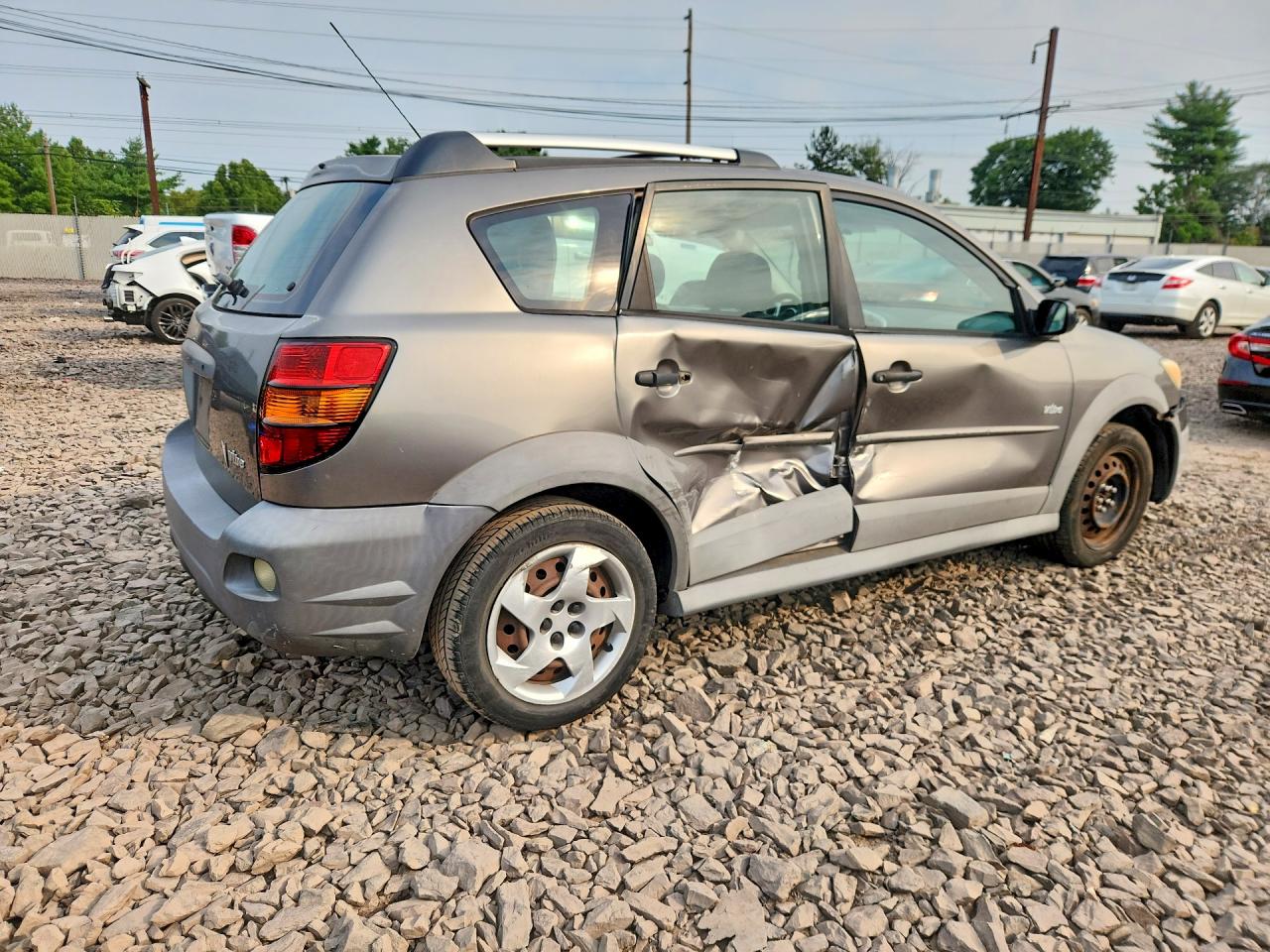2004 Pontiac Vibe Серый vin: 5Y2SL62814Z425055