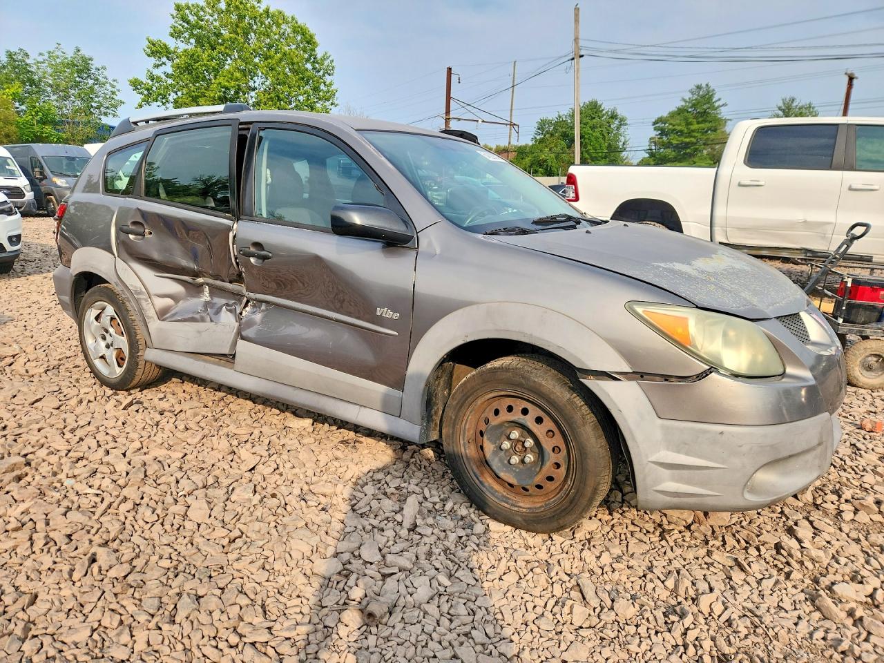 2004 Pontiac Vibe Серый vin: 5Y2SL62814Z425055
