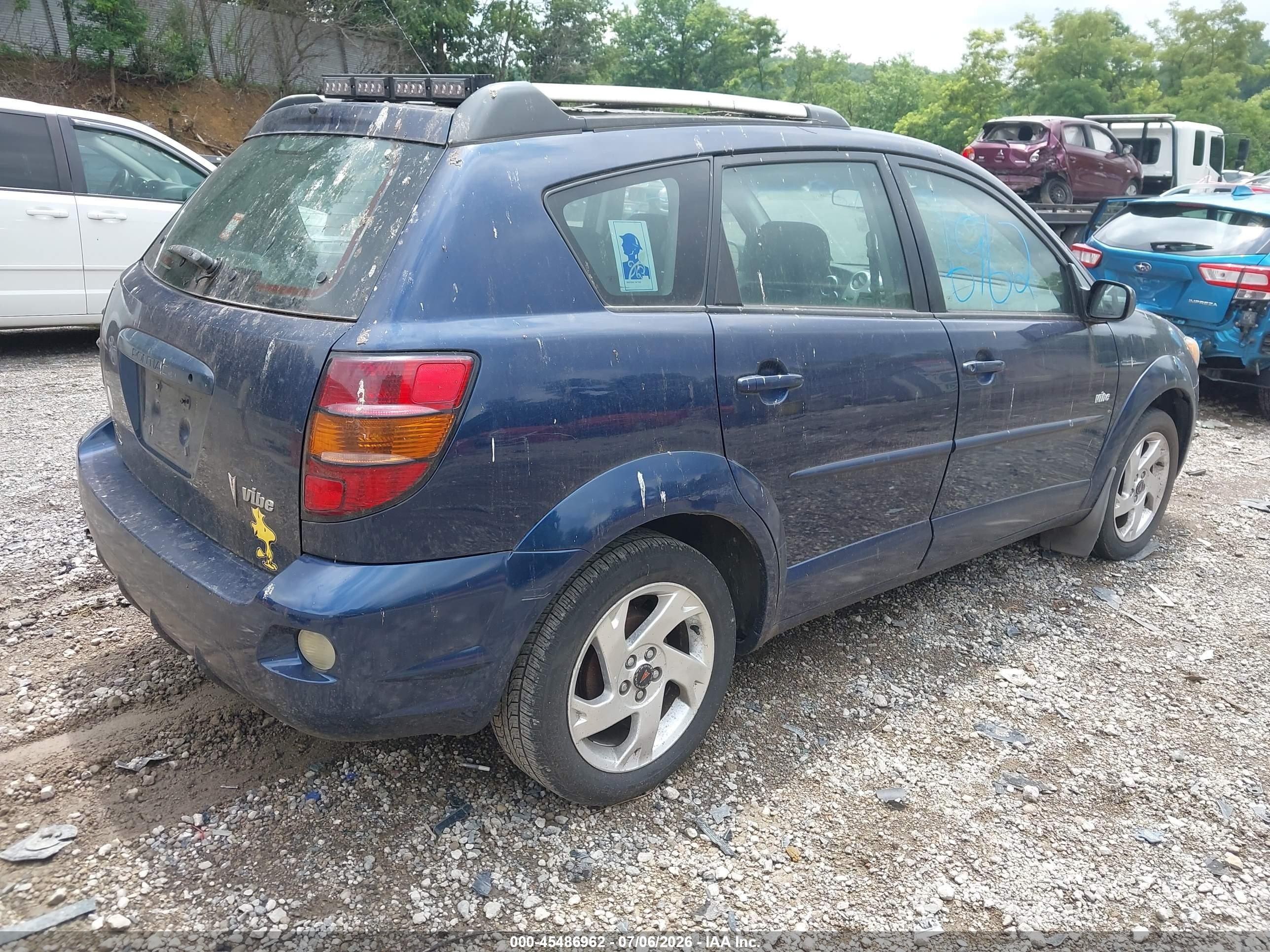 2003 Pontiac Vibe   Navy vin: 5Y2SL62823Z462274