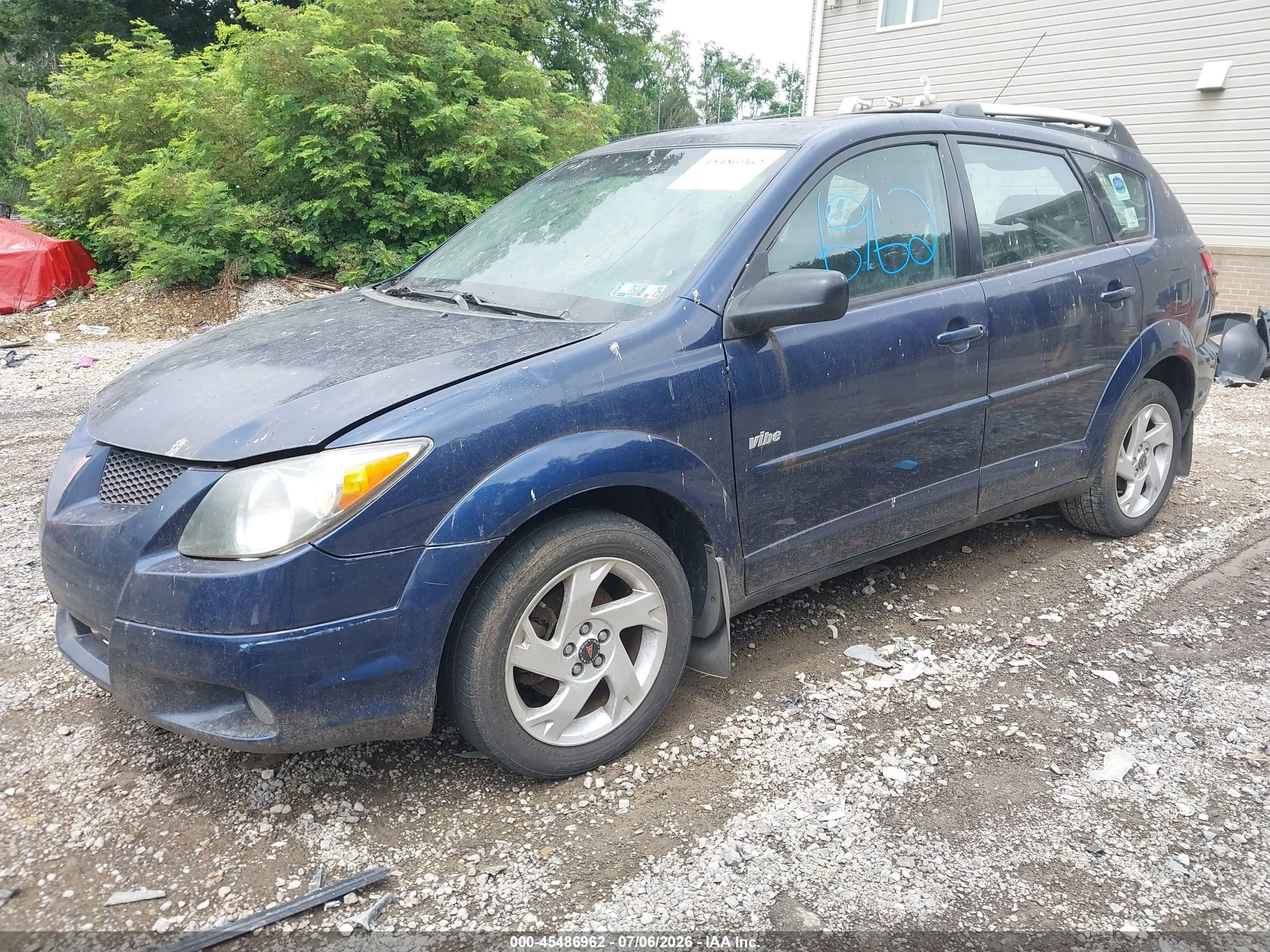 2003 Pontiac Vibe   Navy vin: 5Y2SL62823Z462274