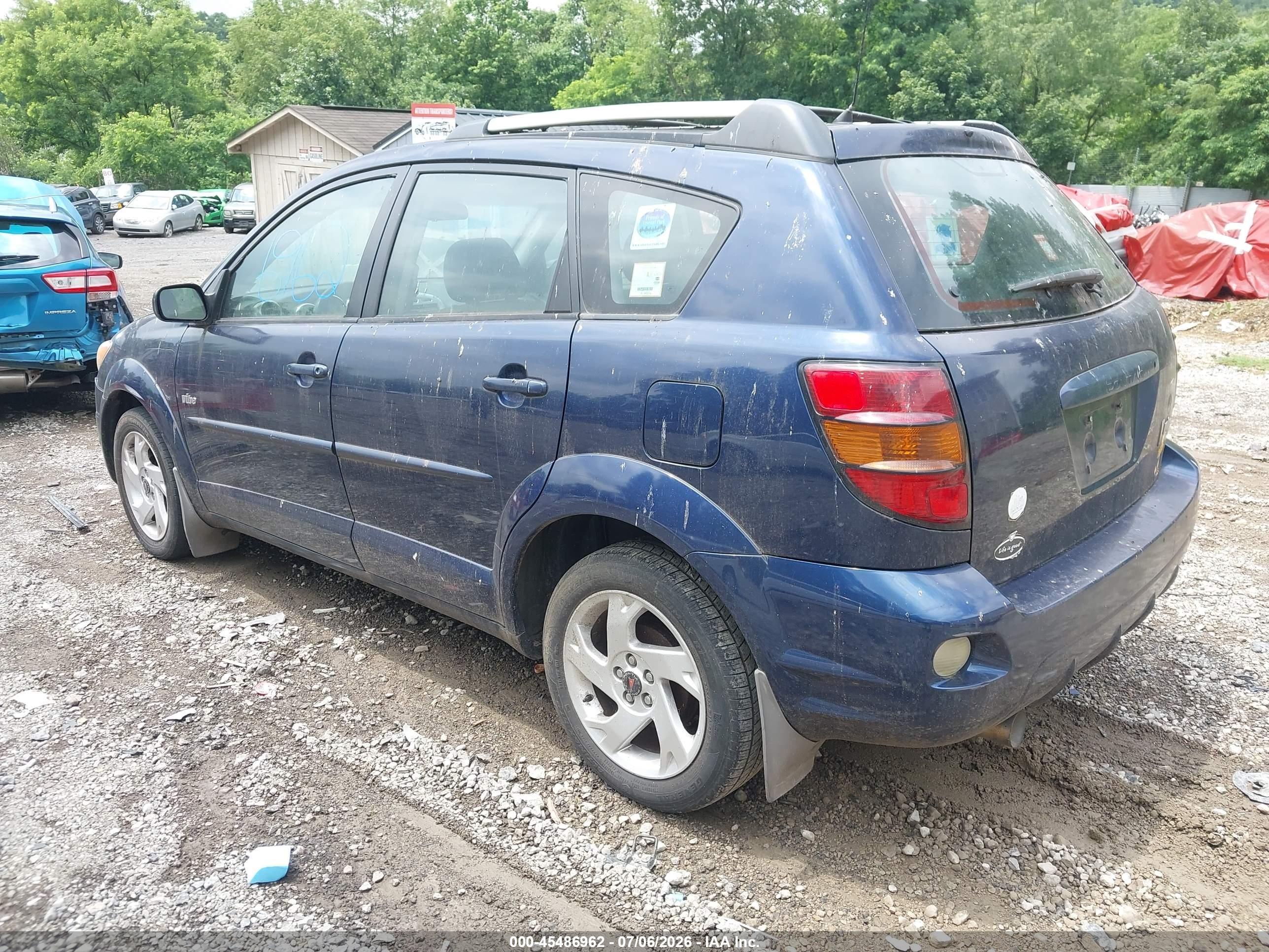 2003 Pontiac Vibe   Navy vin: 5Y2SL62823Z462274