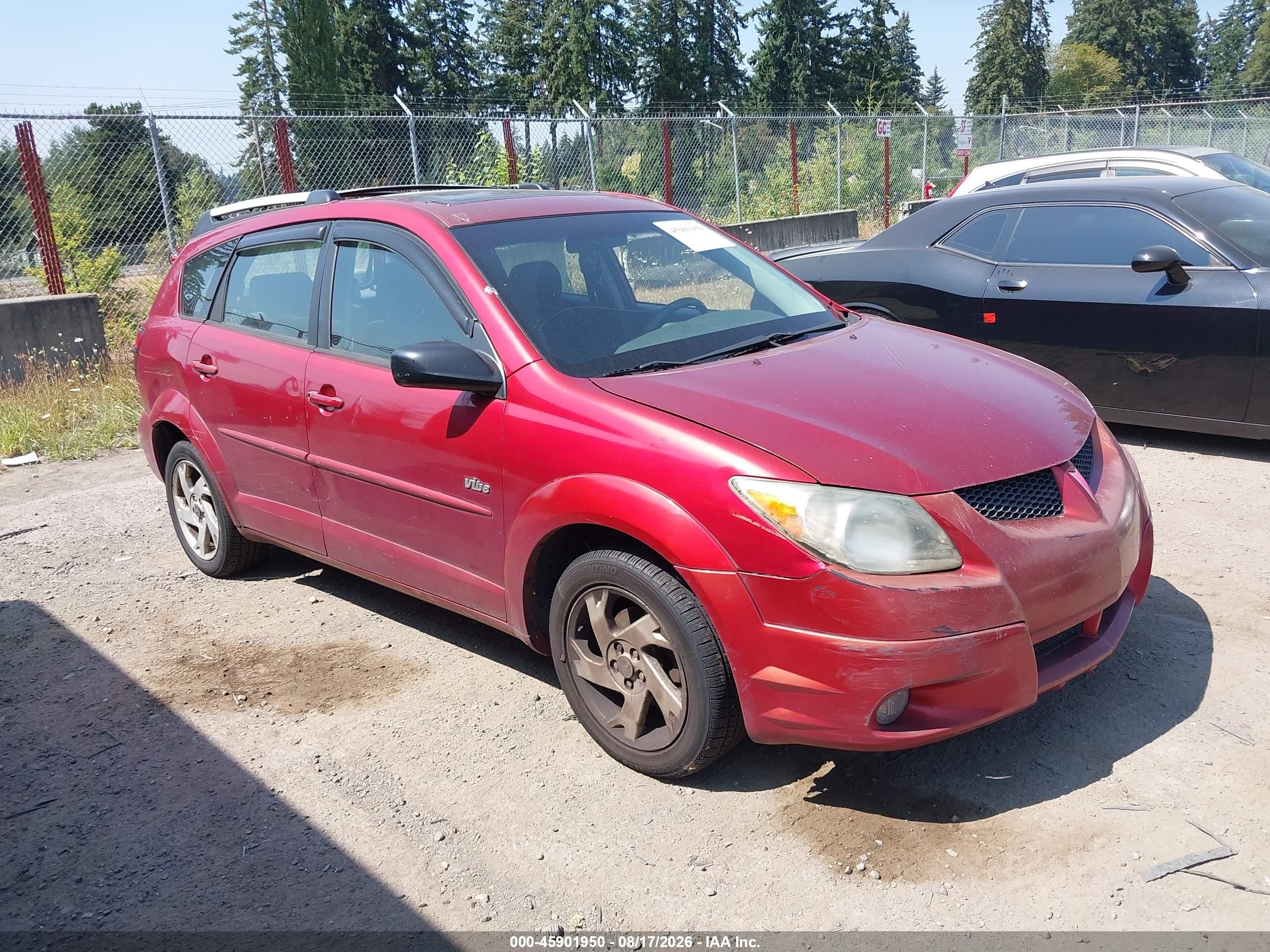 2003 Pontiac Vibe   Orange vin: 5Y2SL62823Z467524
