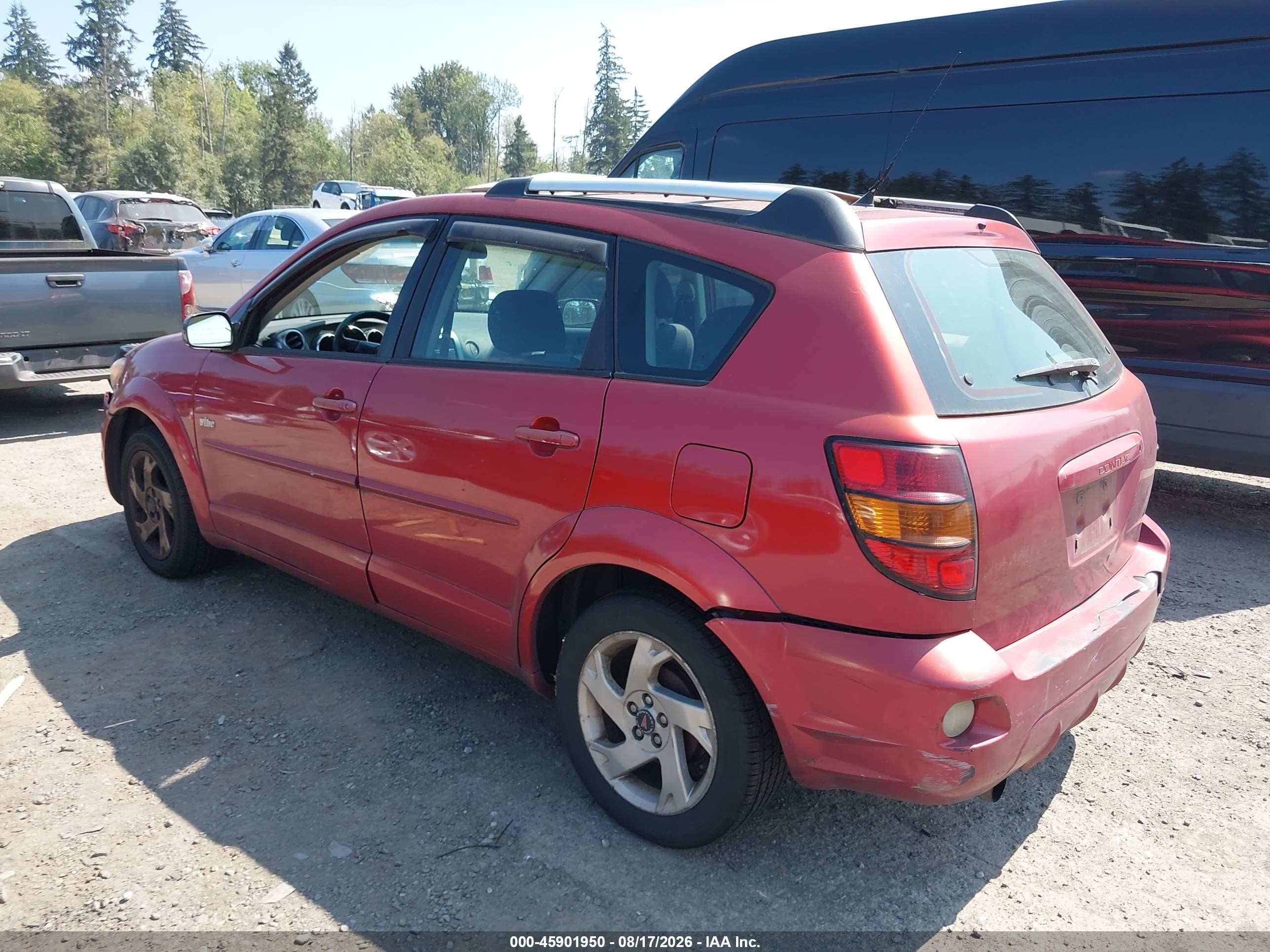 2003 Pontiac Vibe   Orange vin: 5Y2SL62823Z467524