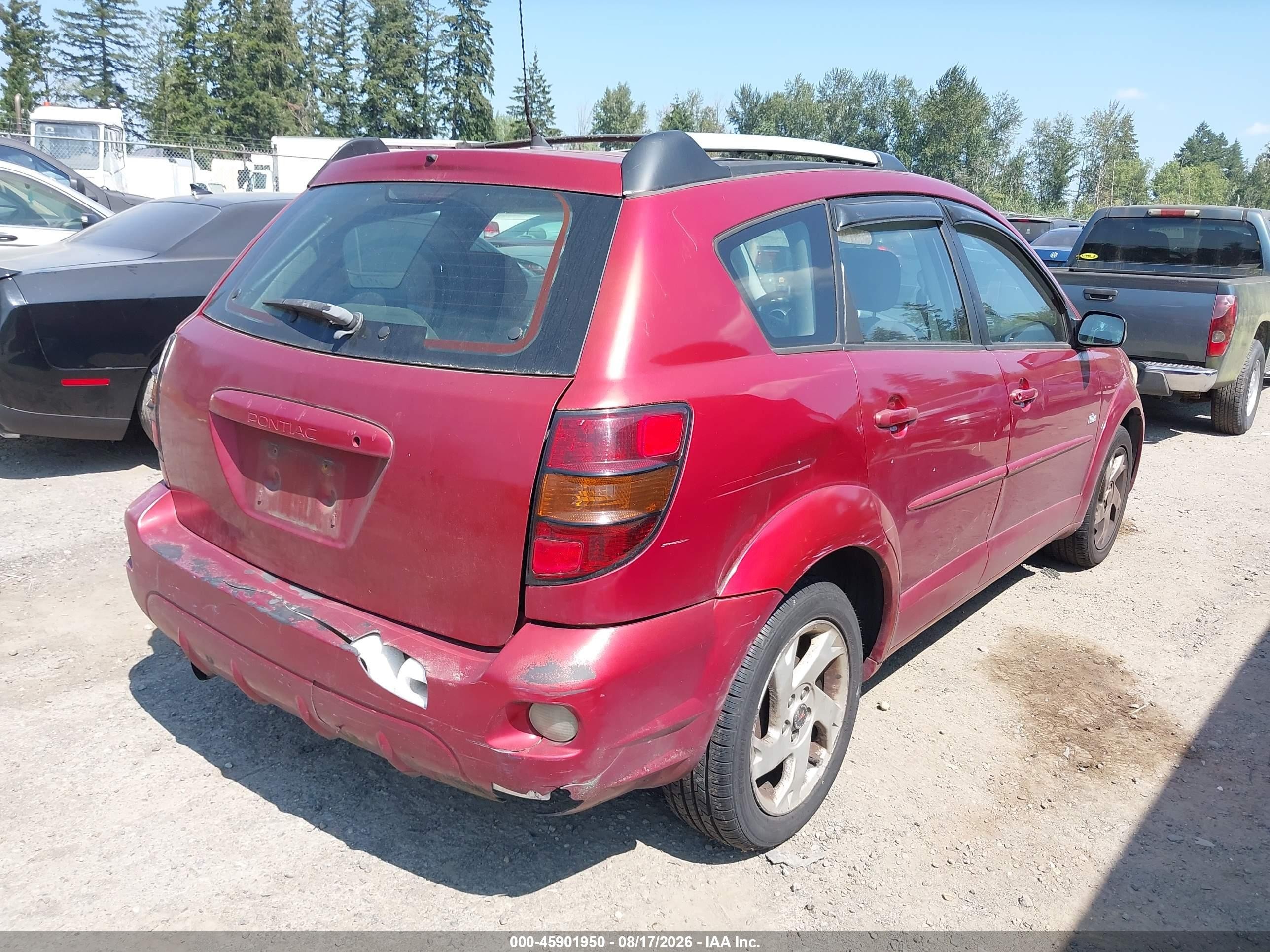 2003 Pontiac Vibe   Orange vin: 5Y2SL62823Z467524