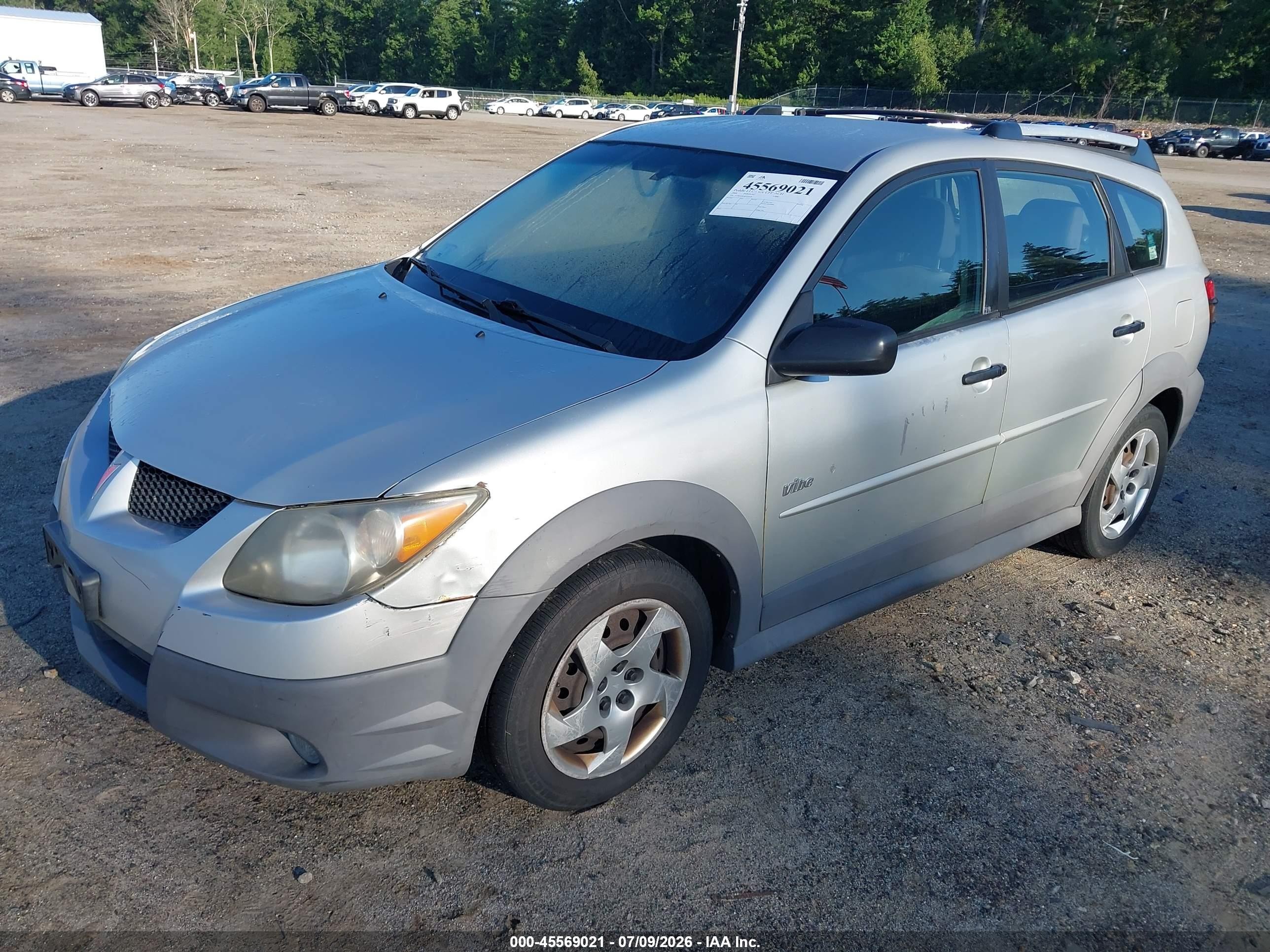 2004 Pontiac Vibe   Silver vin: 5Y2SL62824Z421628