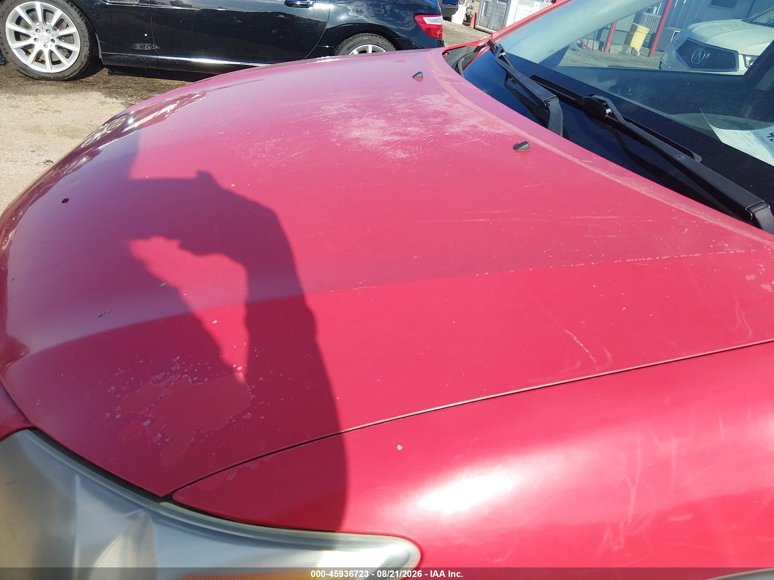 2004 Pontiac Vibe   Red vin: 5Y2SL62824Z457173