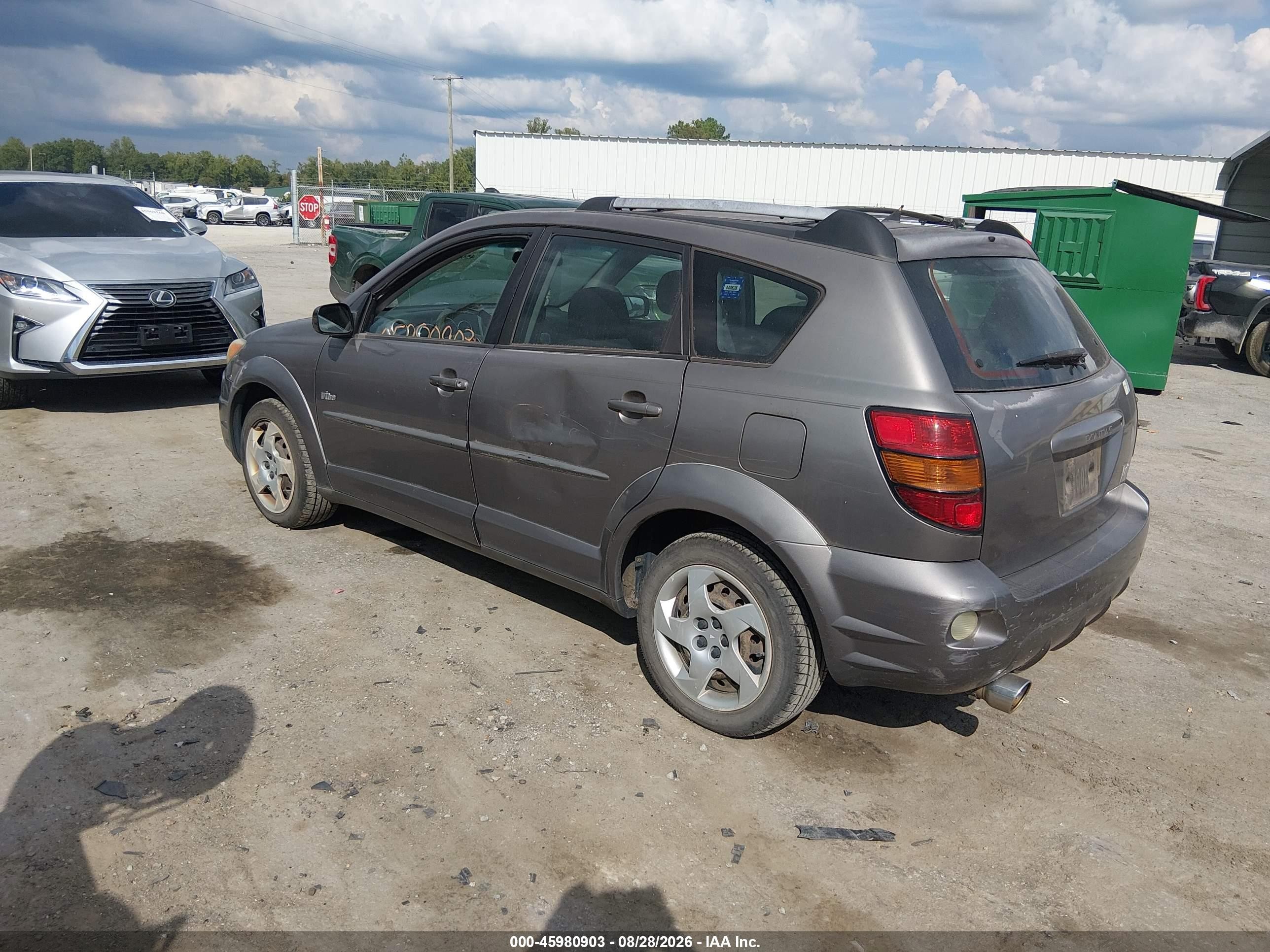 2003 Pontiac Vibe   Gray vin: 5Y2SL62833Z483229