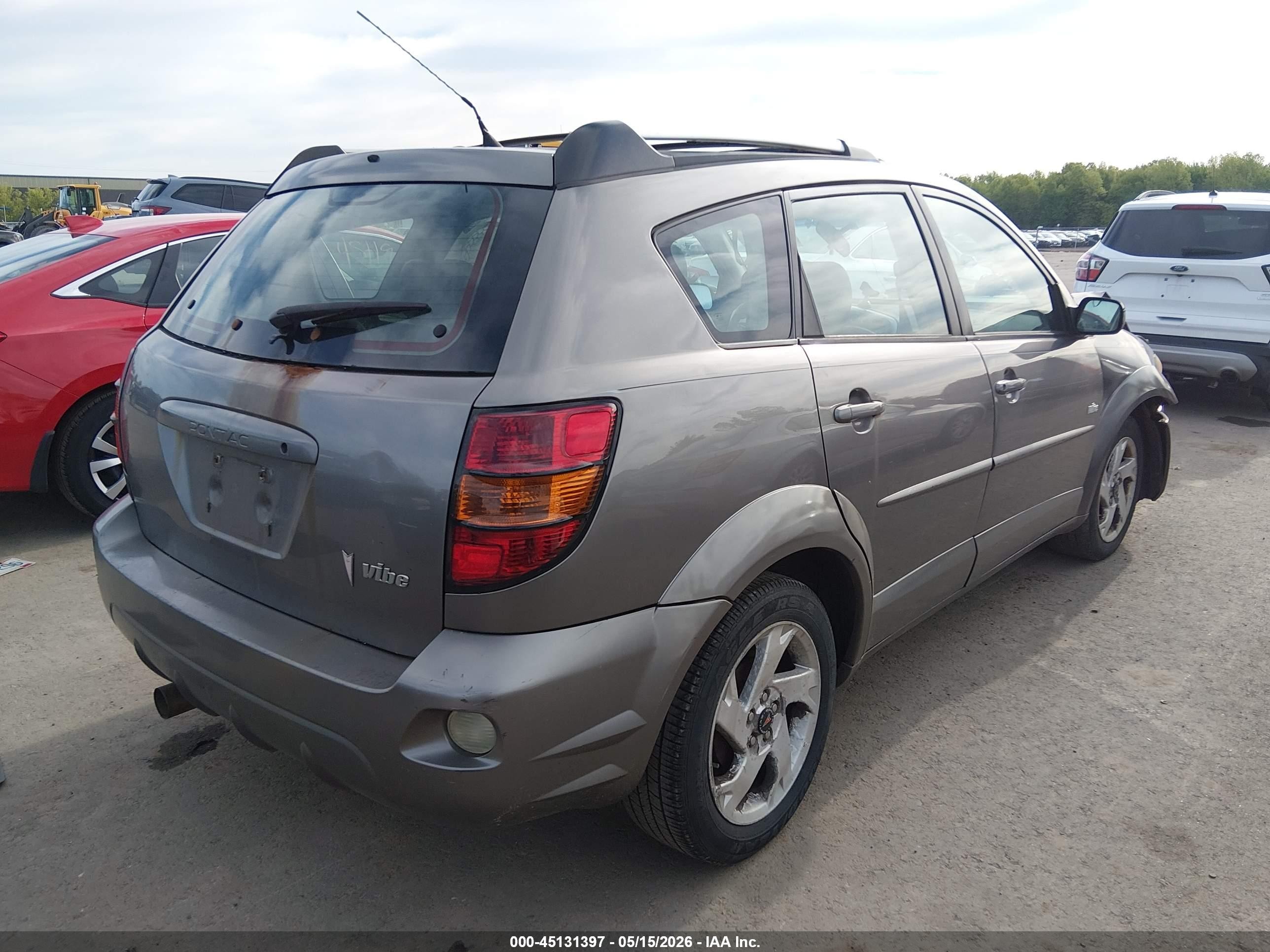 2004 Pontiac Vibe   Gray vin: 5Y2SL62834Z421976