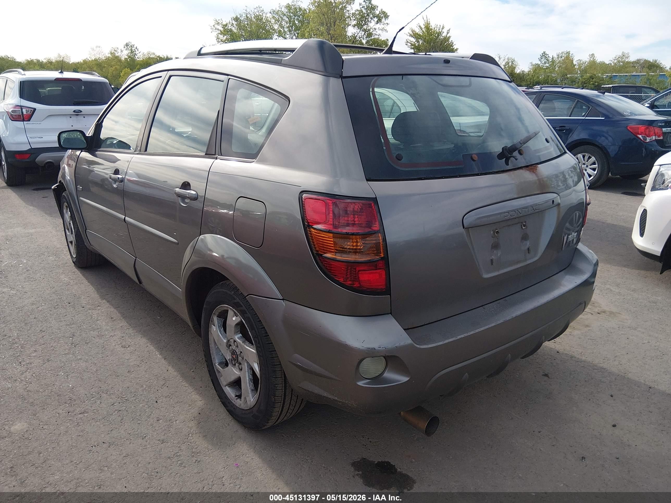 2004 Pontiac Vibe   Gray vin: 5Y2SL62834Z421976