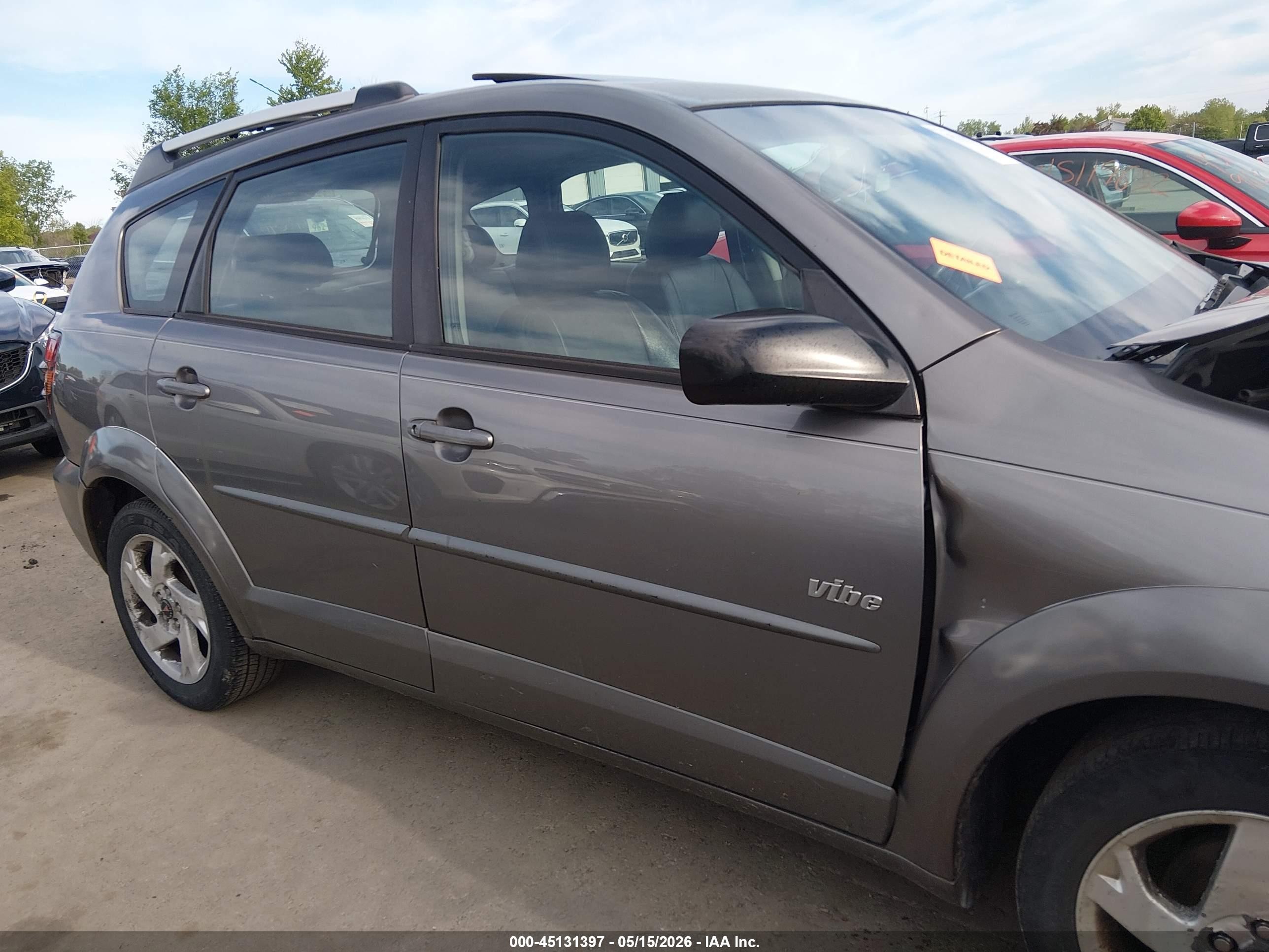 2004 Pontiac Vibe   Gray vin: 5Y2SL62834Z421976