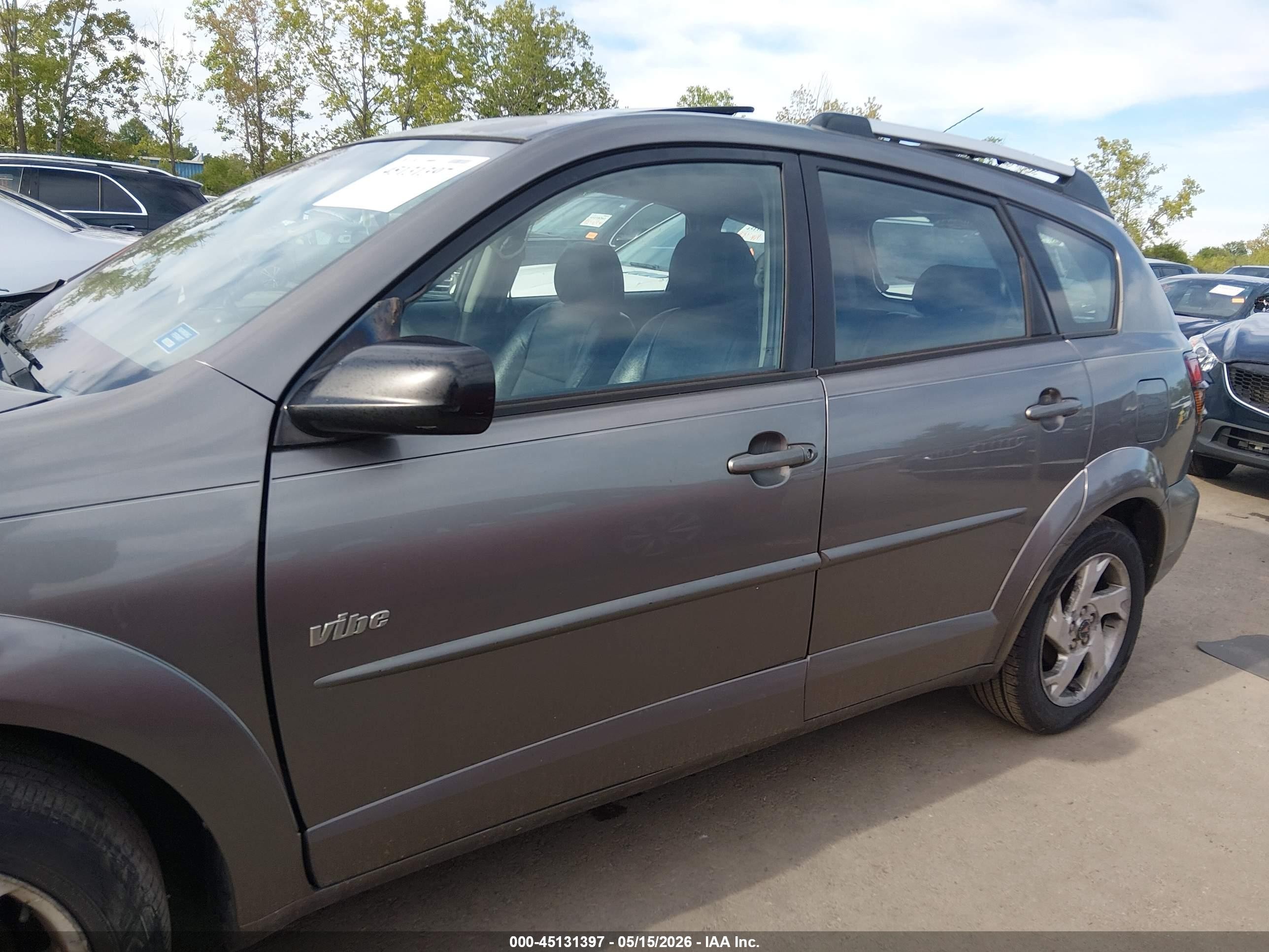 2004 Pontiac Vibe   Gray vin: 5Y2SL62834Z421976