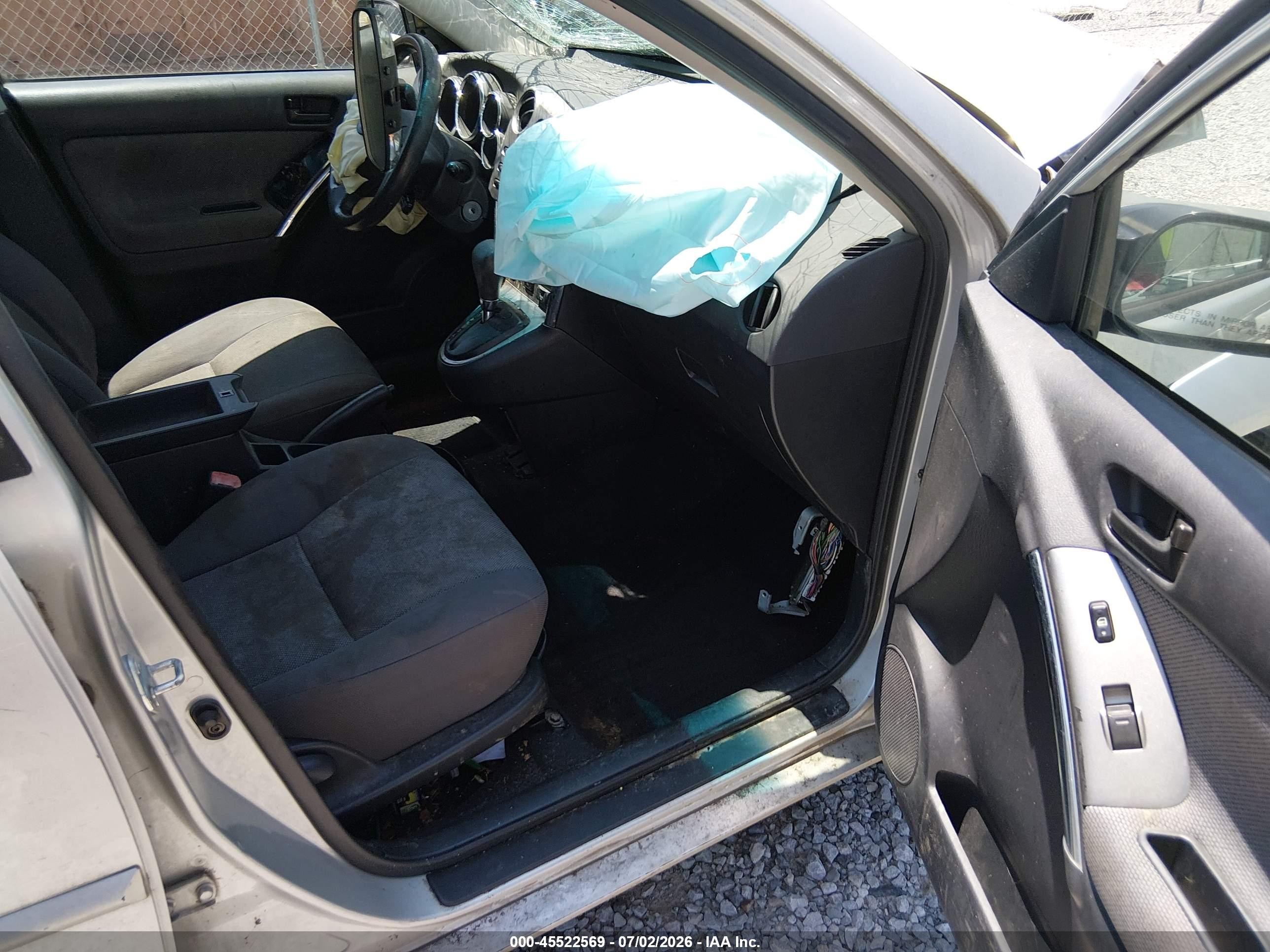 2004 Pontiac Vibe   Серебряный vin: 5Y2SL62834Z433478
