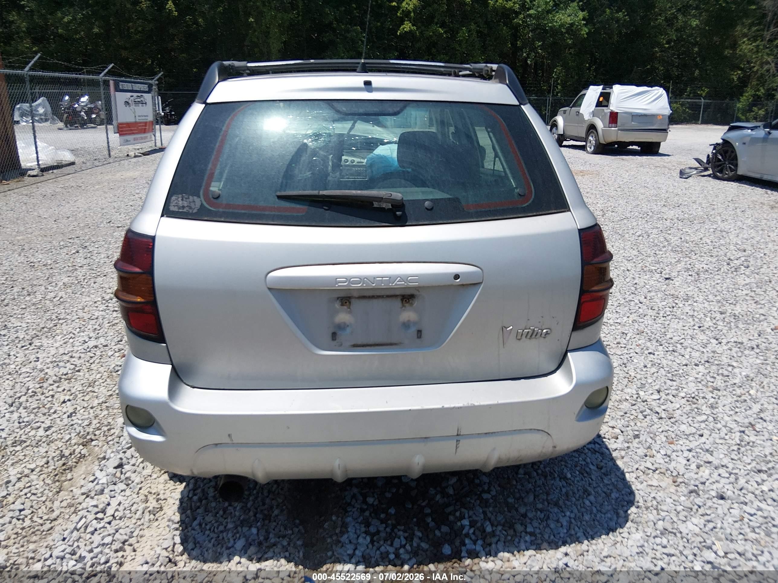 2004 Pontiac Vibe   Серебряный vin: 5Y2SL62834Z433478