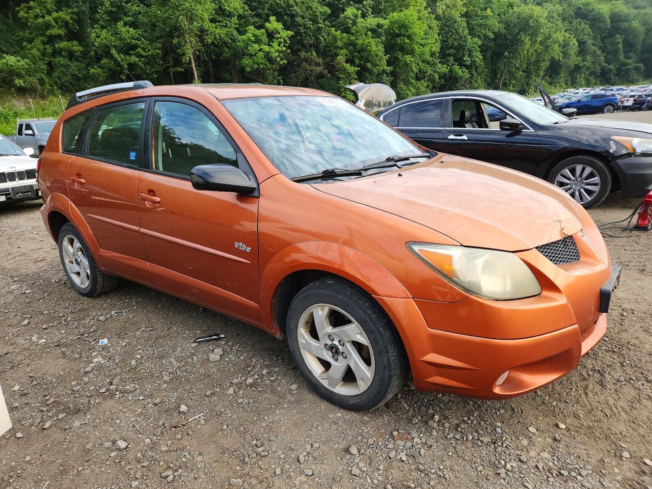 2004 Pontiac Vibe Orange vin: 5Y2SL62834Z437904