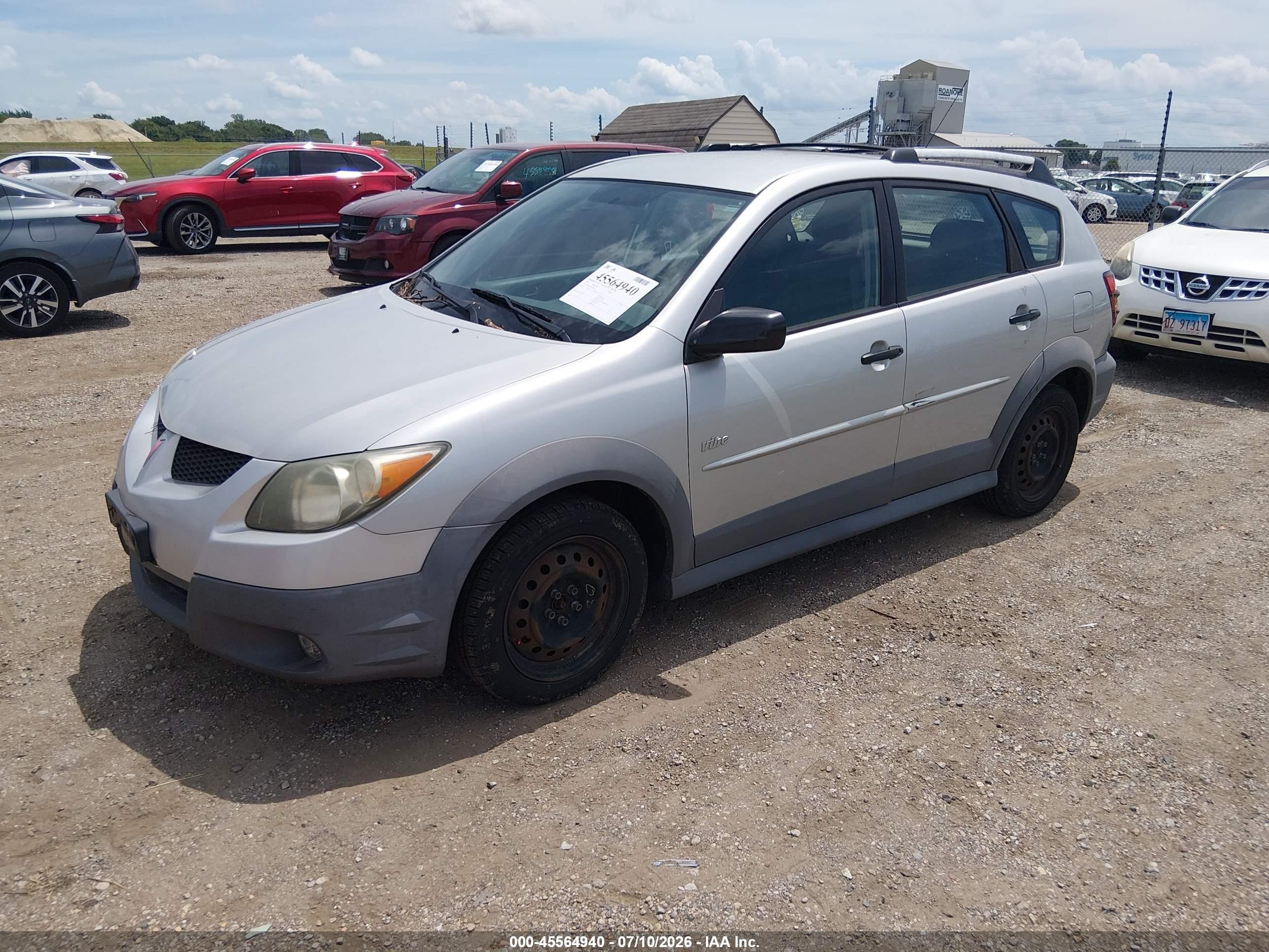 2004 Pontiac Vibe   Silver vin: 5Y2SL62834Z444805