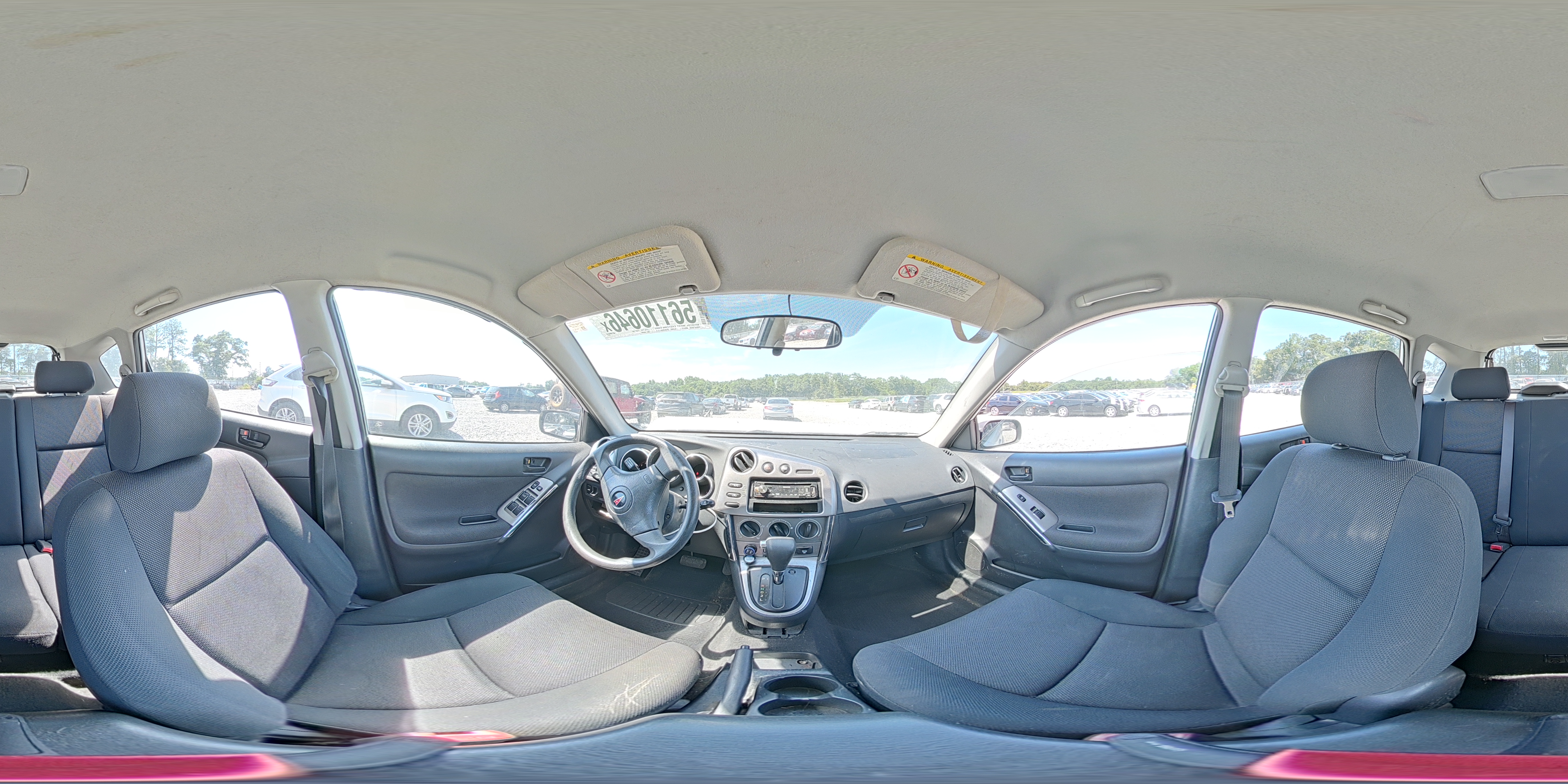 2004 Pontiac Vibe White vin: 5Y2SL62834Z456680