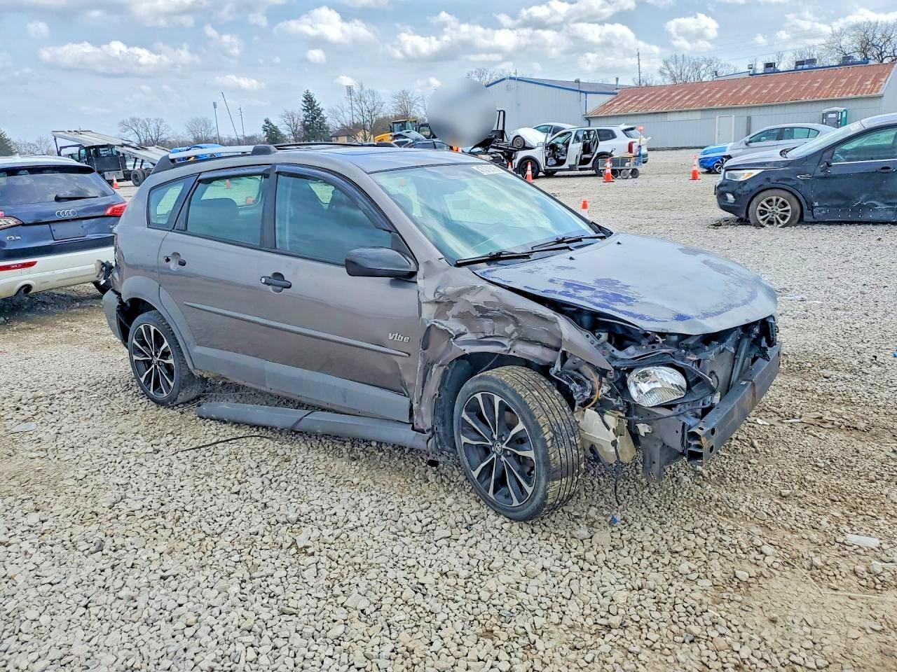 2003 Pontiac Vibe Серебряный vin: 5Y2SL62843Z469498