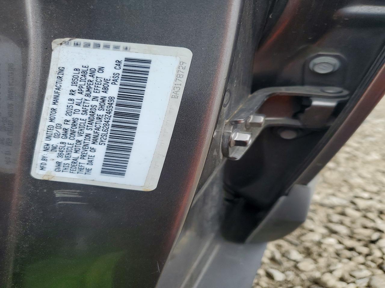 2003 Pontiac Vibe Серебряный vin: 5Y2SL62843Z469498