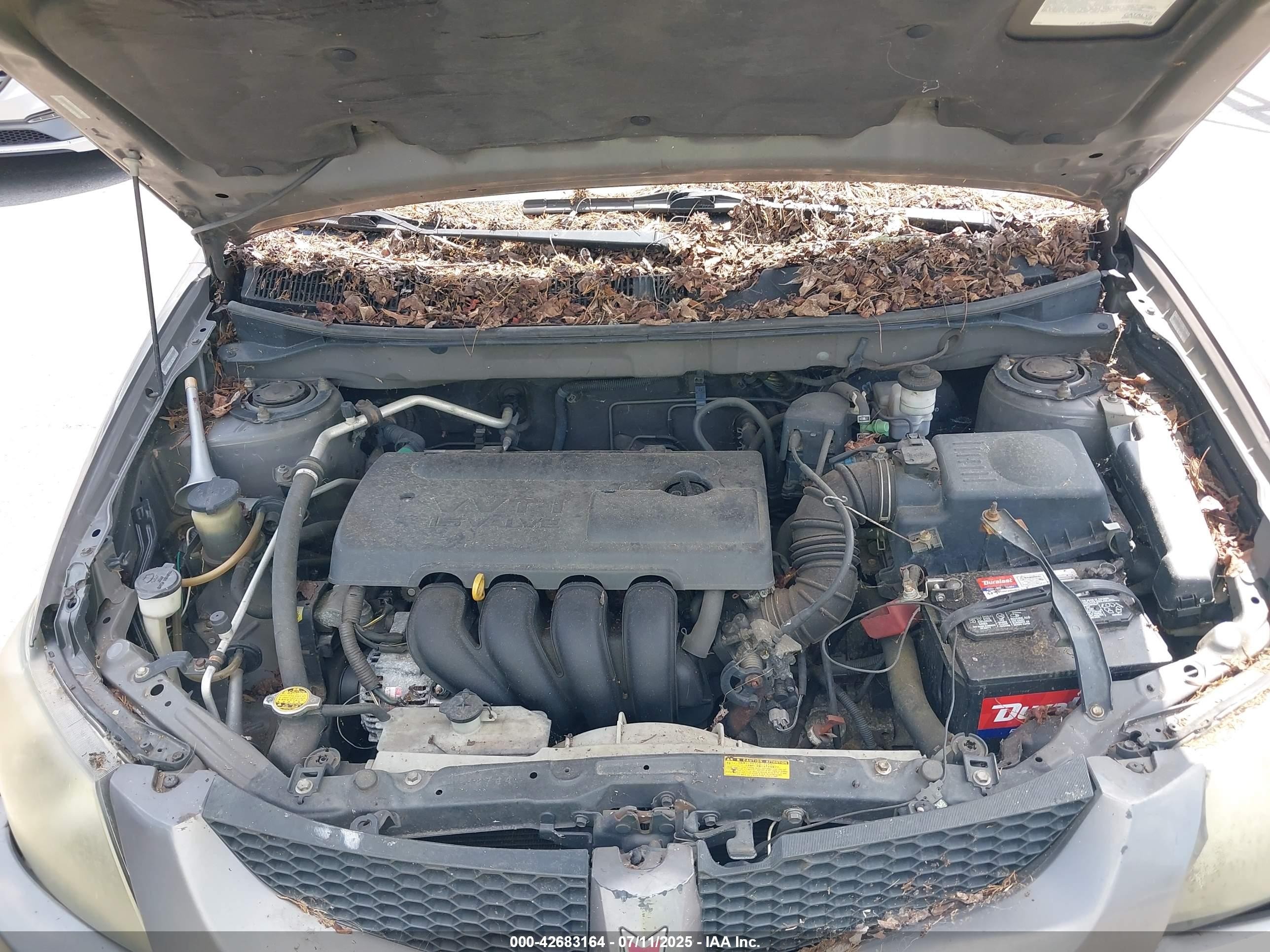 2004 Pontiac Vibe   Gray vin: 5Y2SL62844Z411473