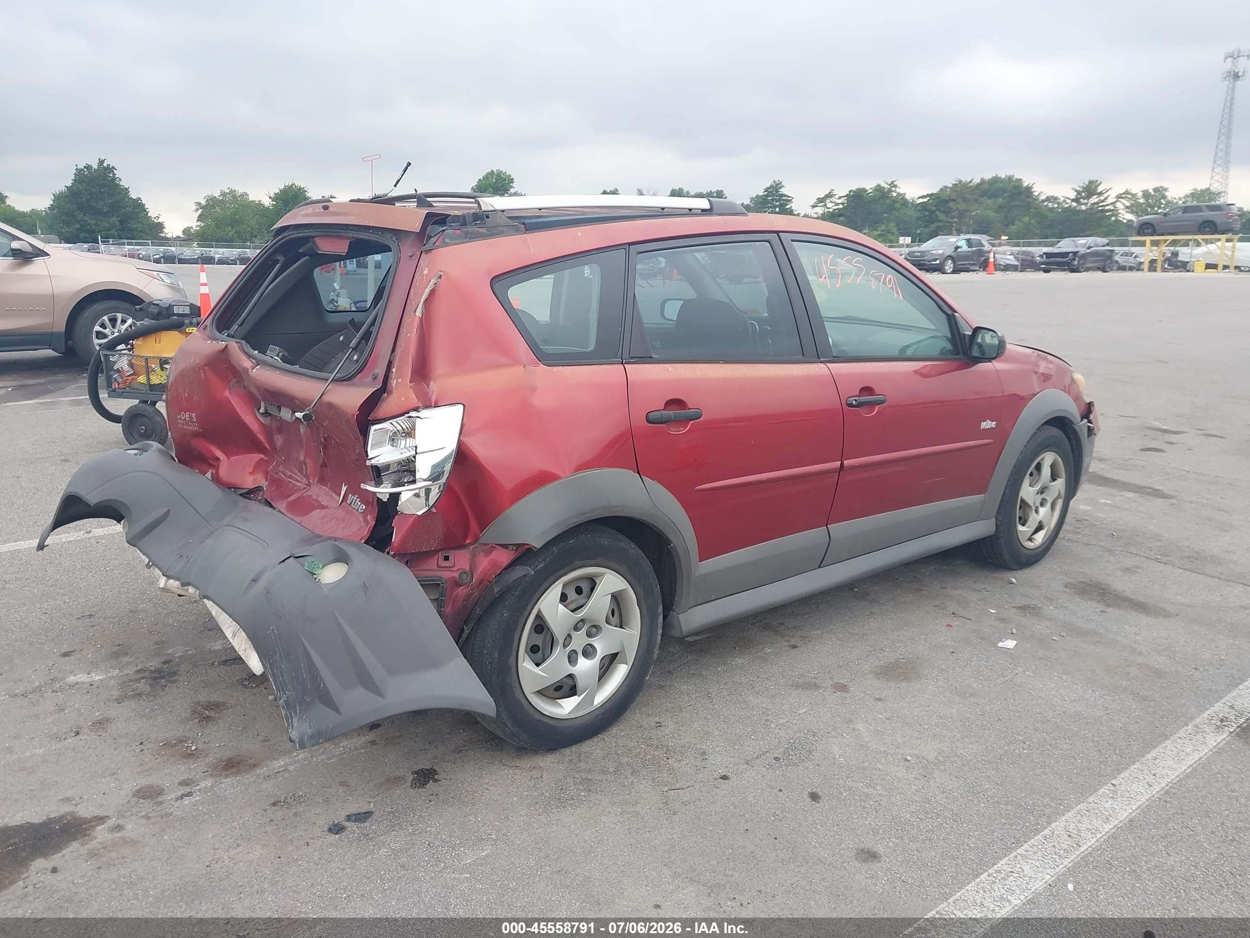 2004 Pontiac Vibe   Orange vin: 5Y2SL62844Z414812