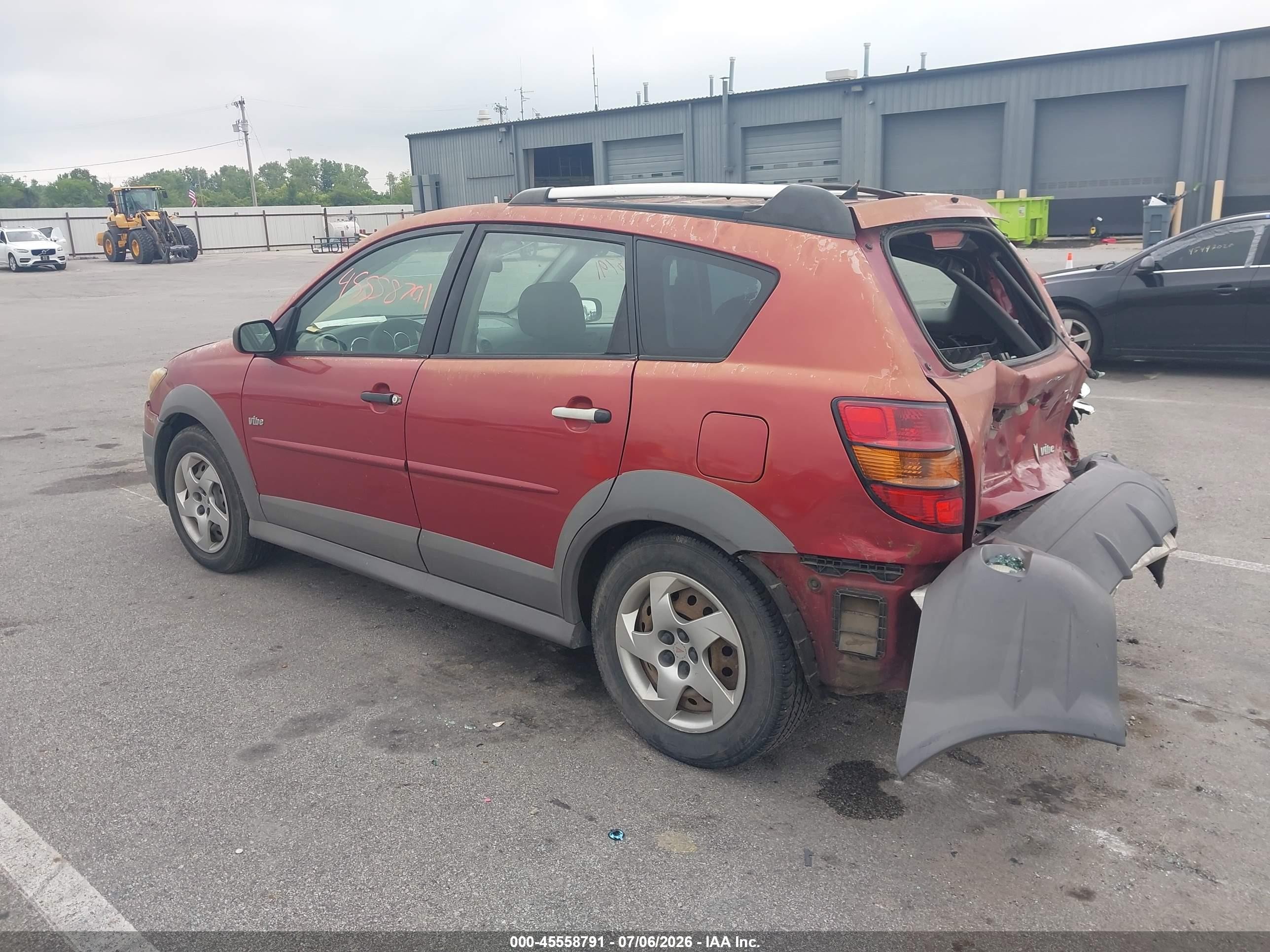 2004 Pontiac Vibe   Orange vin: 5Y2SL62844Z414812