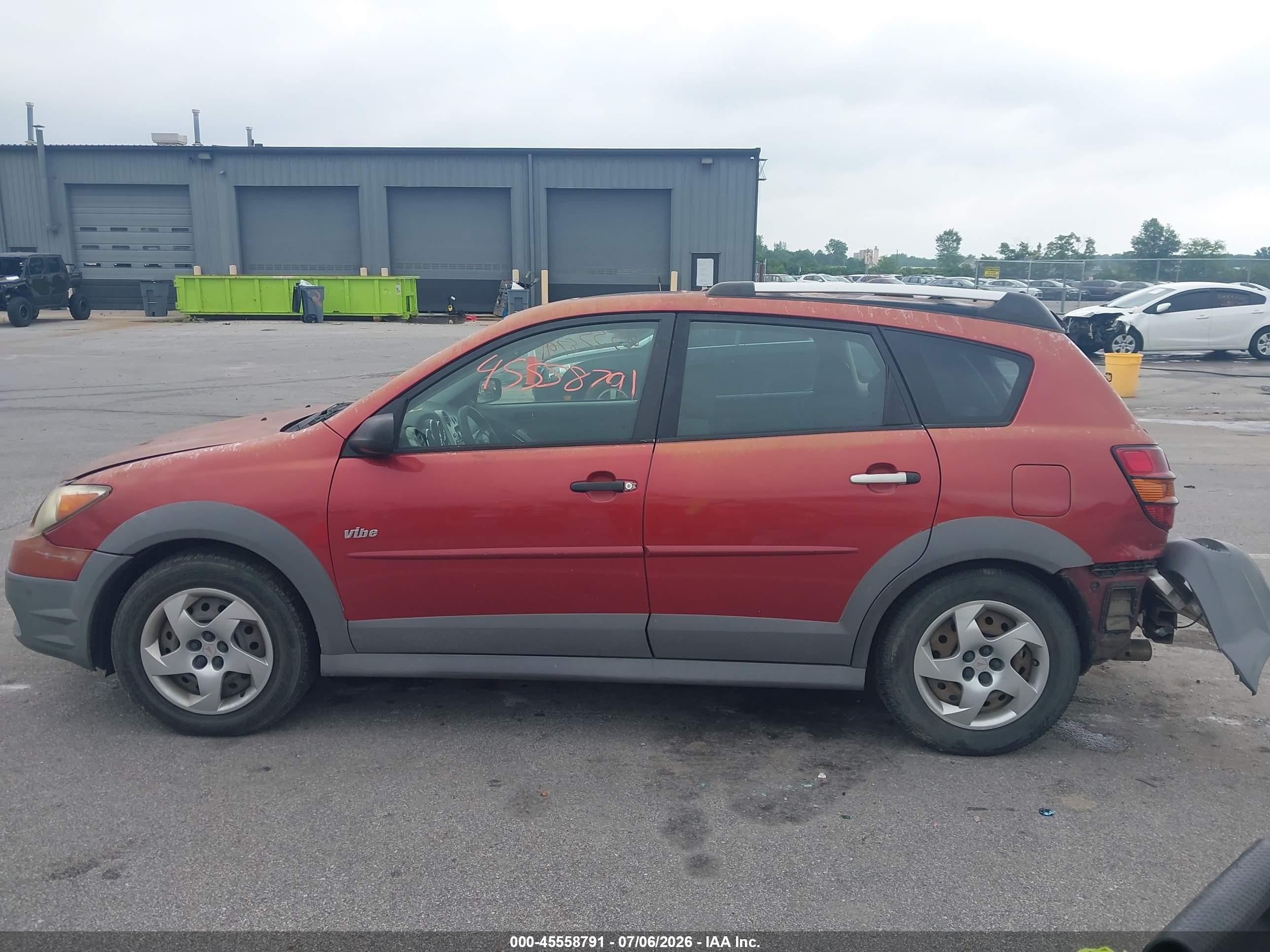 2004 Pontiac Vibe   Orange vin: 5Y2SL62844Z414812