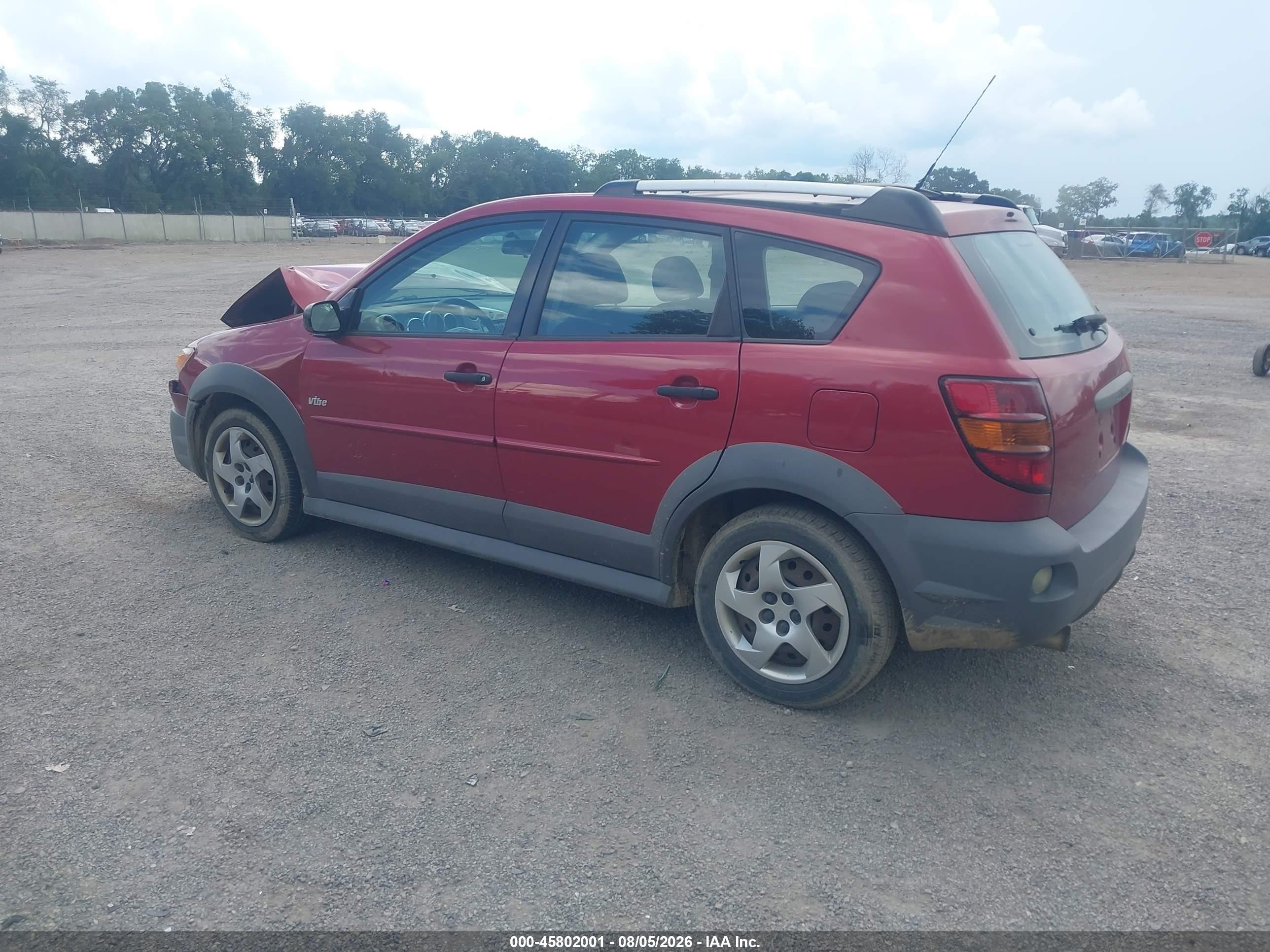 2004 Pontiac Vibe   Burgundy vin: 5Y2SL62844Z429505