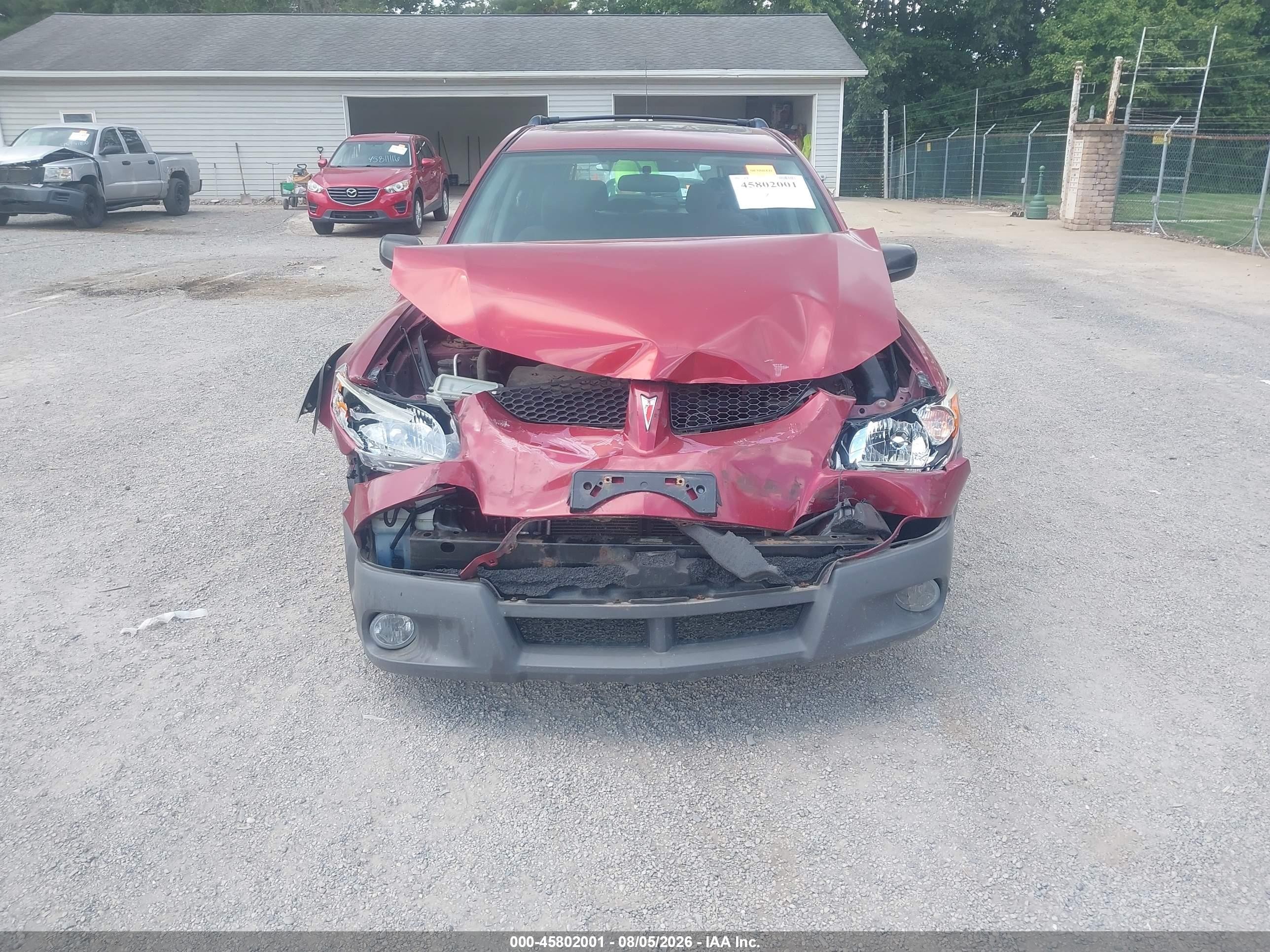 2004 Pontiac Vibe   Burgundy vin: 5Y2SL62844Z429505