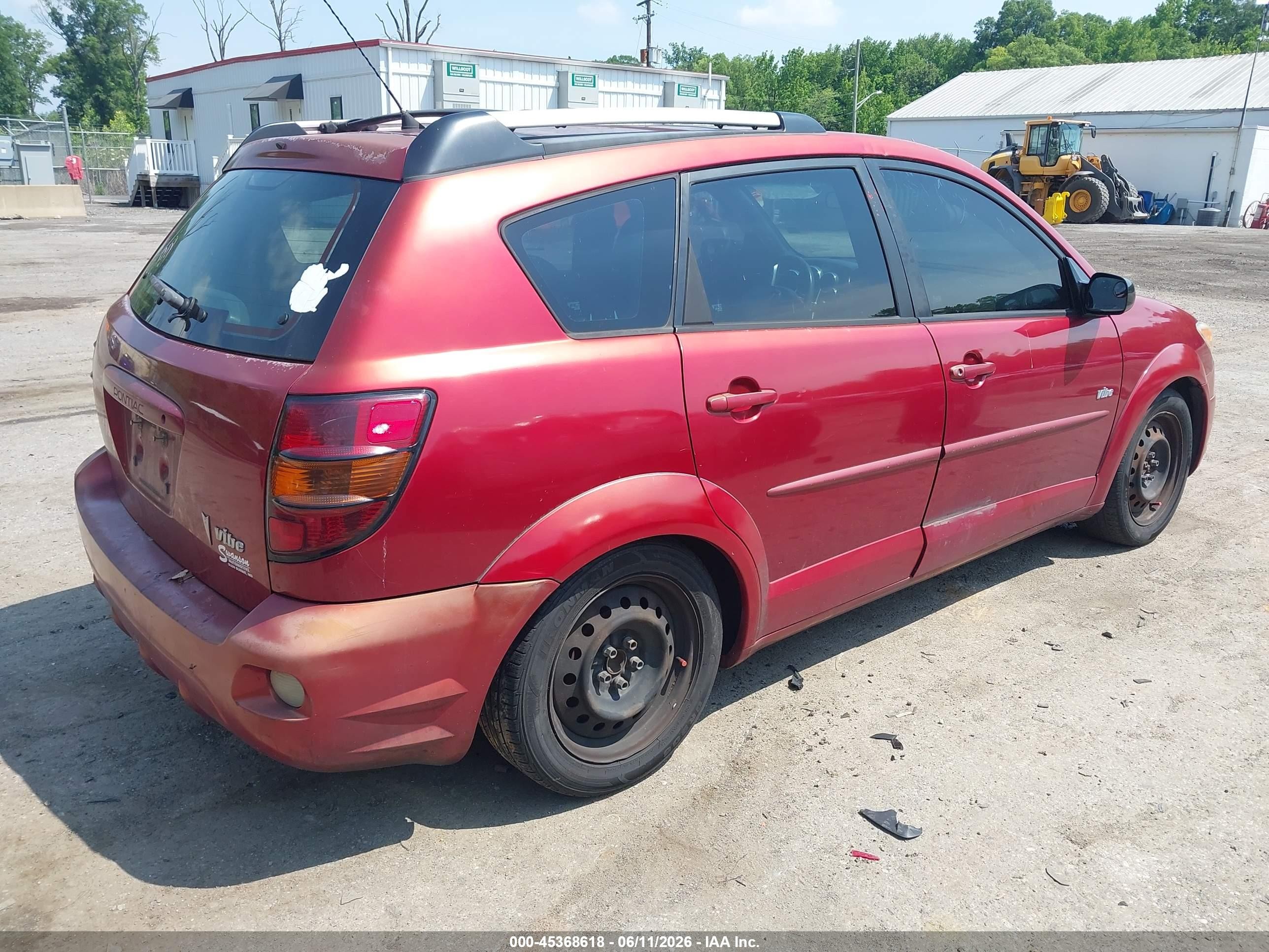 2004 Pontiac Vibe   Orange vin: 5Y2SL62844Z432484