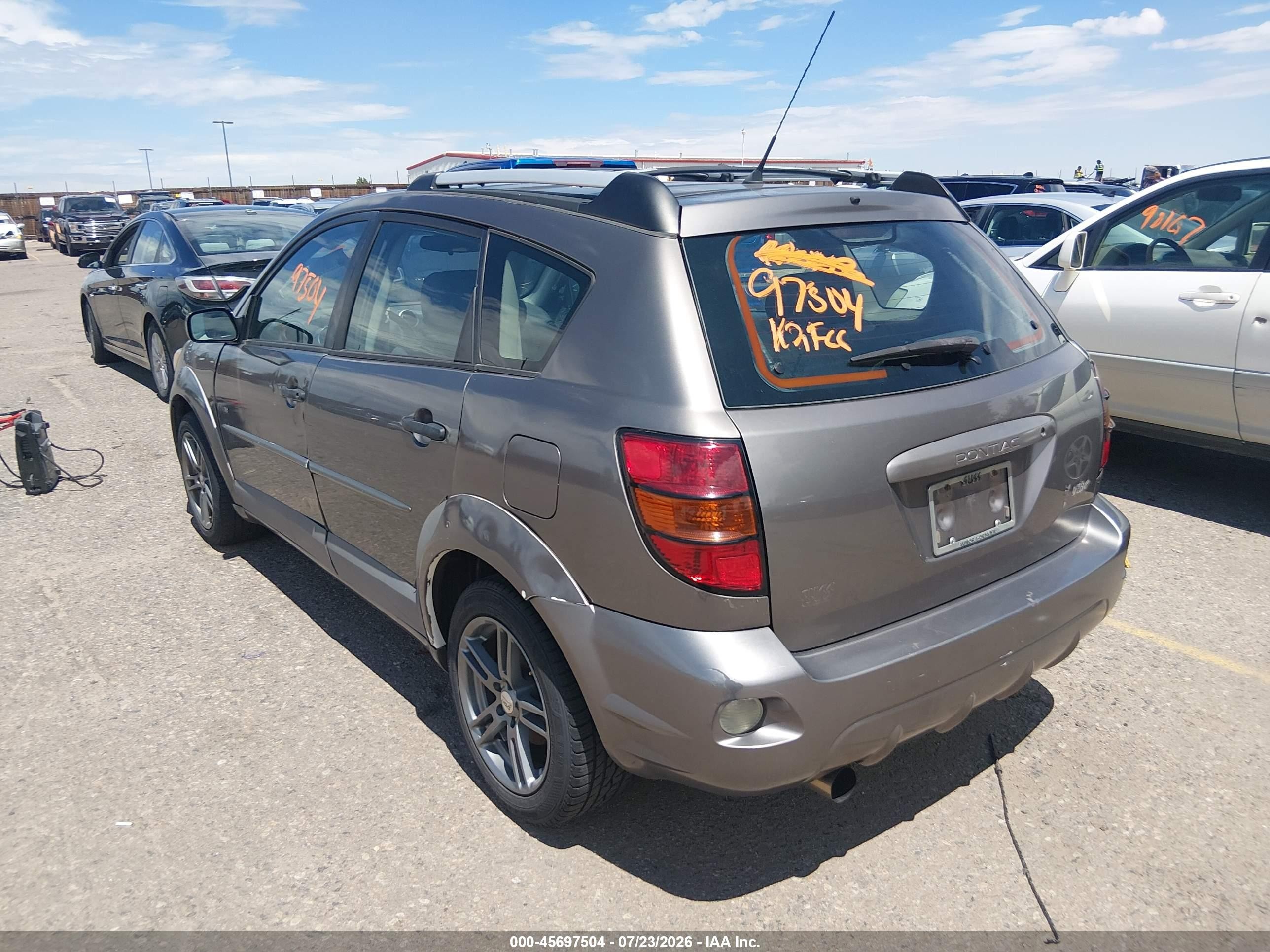 2004 Pontiac Vibe   Gray vin: 5Y2SL62844Z439094