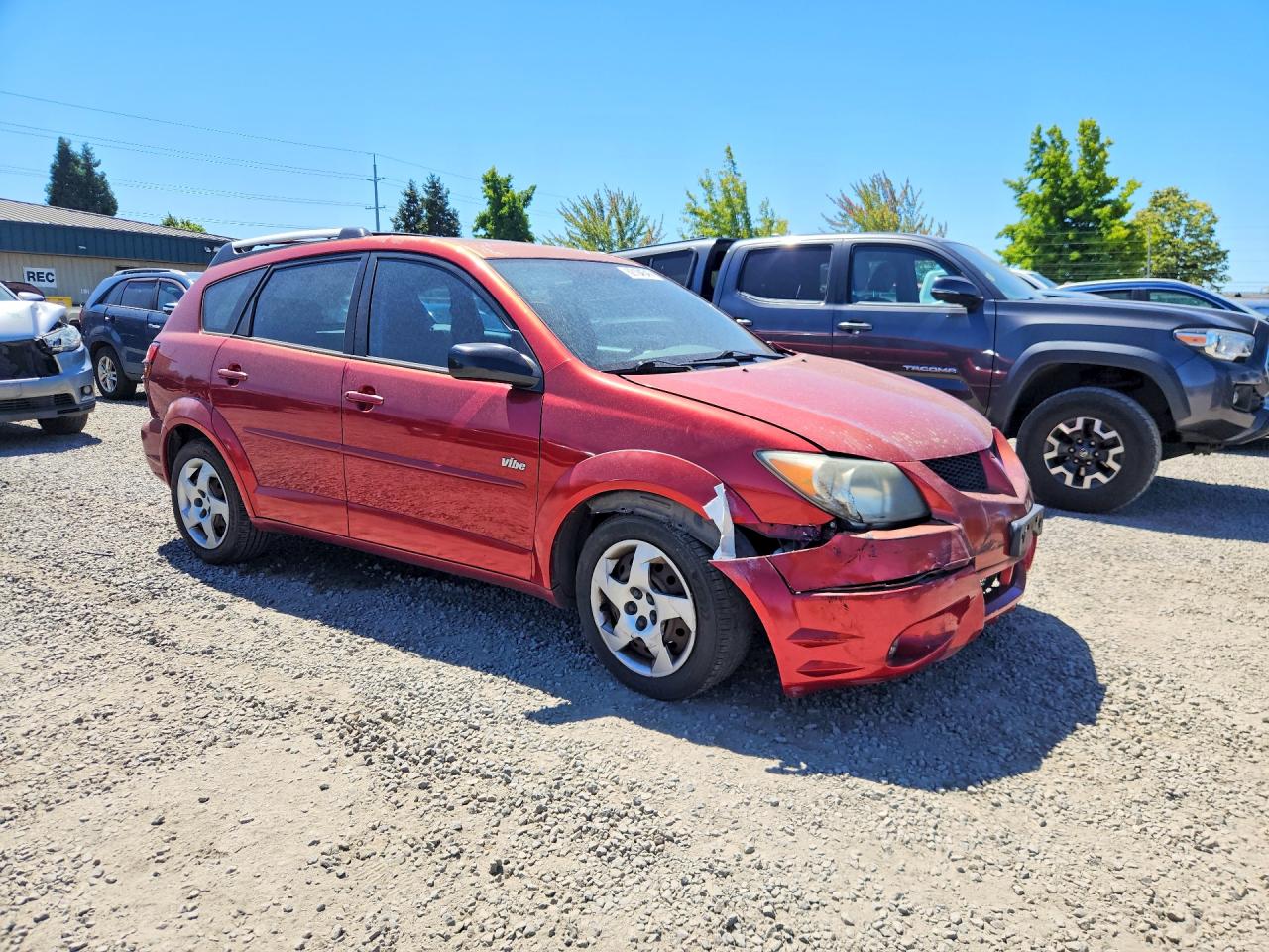 2004 Pontiac Vibe Красный vin: 5Y2SL62844Z452377