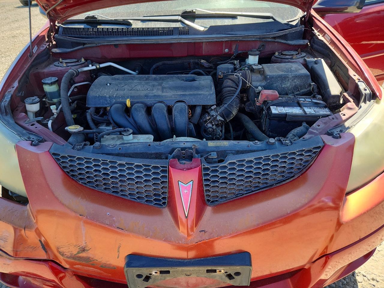 2004 Pontiac Vibe Красный vin: 5Y2SL62844Z452377