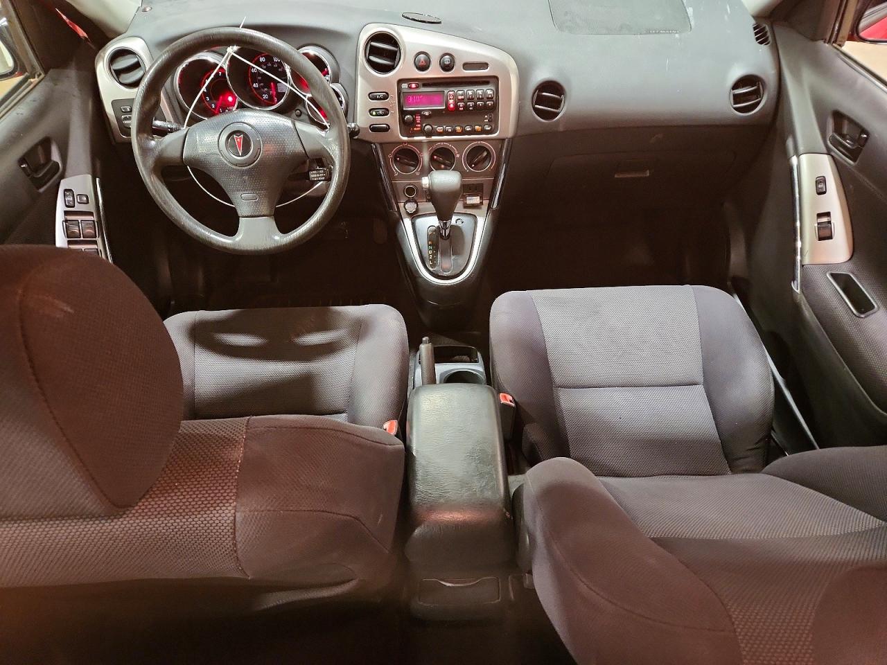 2004 Pontiac Vibe Red vin: 5Y2SL62844Z453142