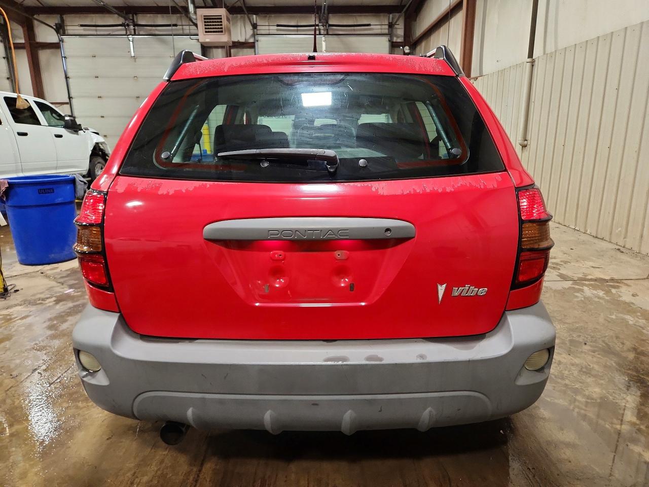 2004 Pontiac Vibe Red vin: 5Y2SL62844Z453142