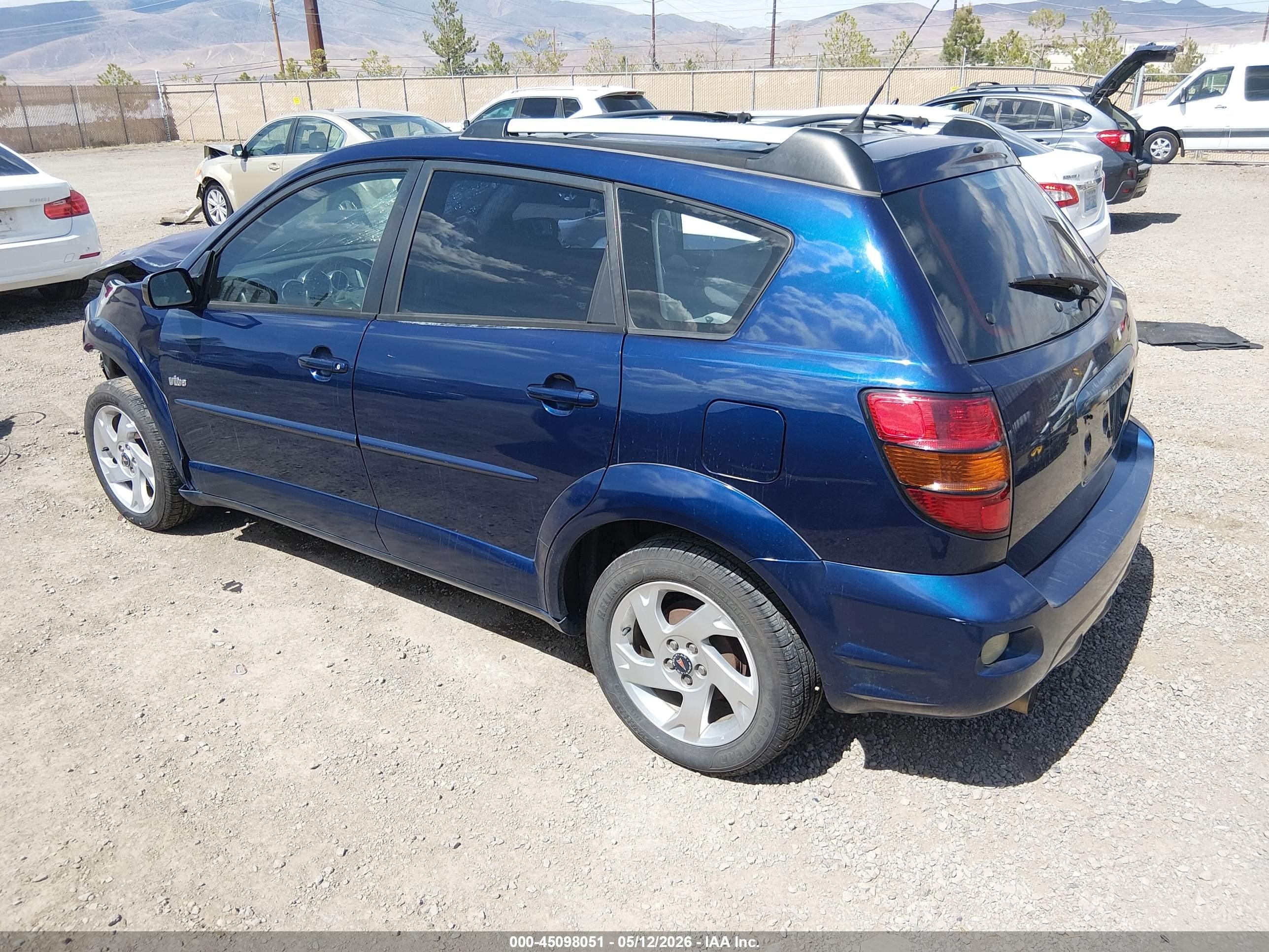 2004 Pontiac Vibe   Синий vin: 5Y2SL62844Z453898