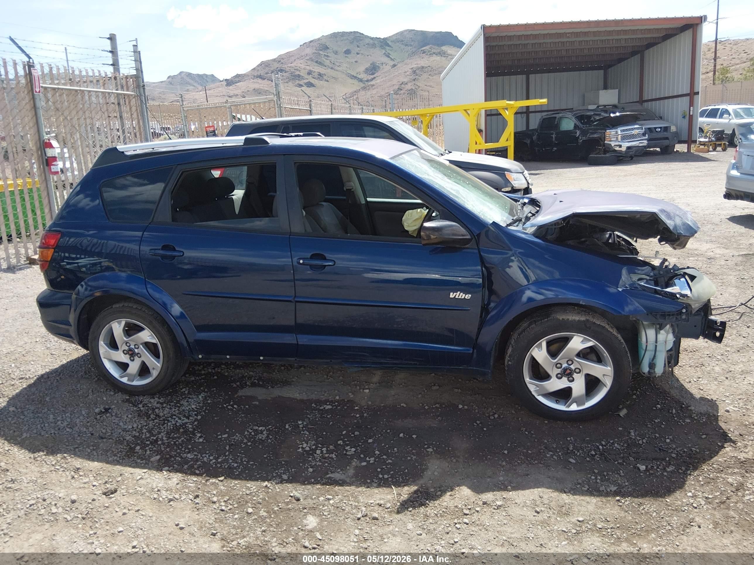 2004 Pontiac Vibe   Синий vin: 5Y2SL62844Z453898