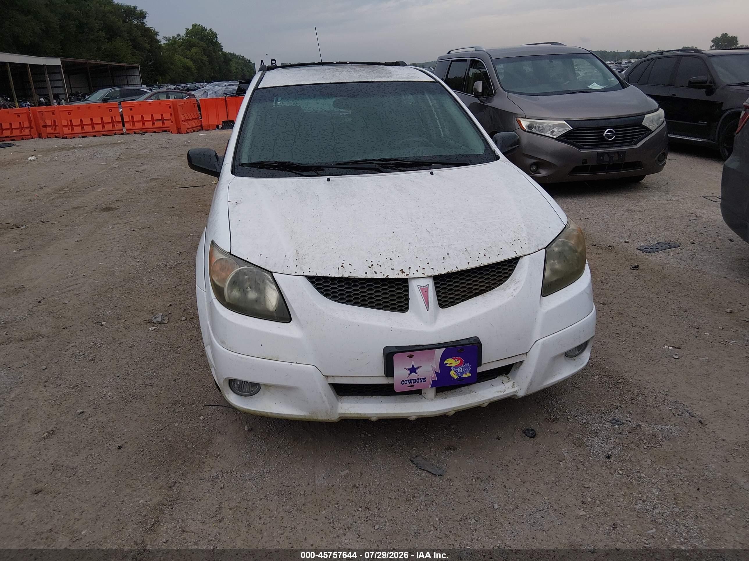 2003 Pontiac Vibe   White vin: 5Y2SL62853Z428118