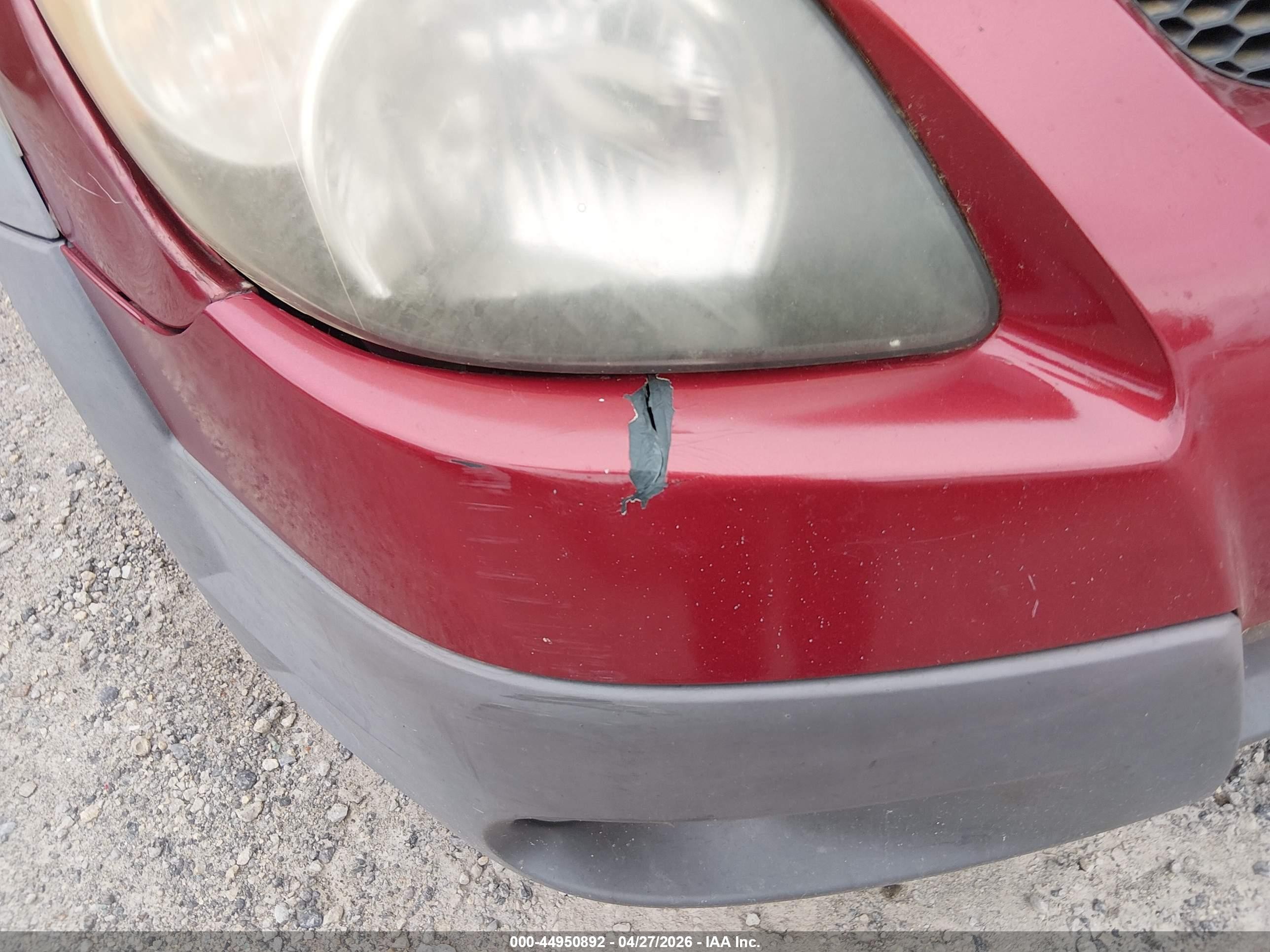 2003 Pontiac Vibe   Red vin: 5Y2SL62853Z445985