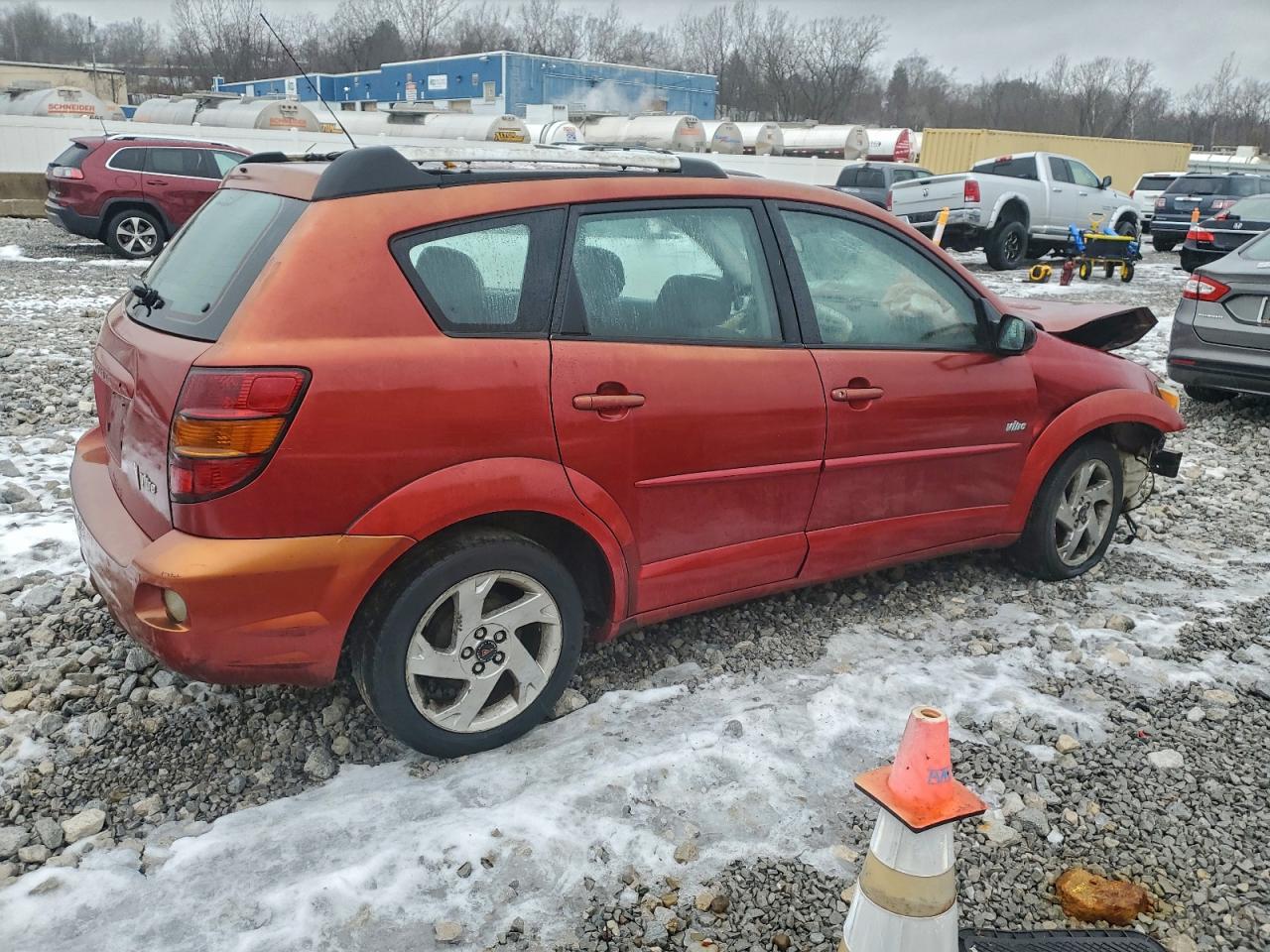 2003 Pontiac Vibe Maroon vin: 5Y2SL62853Z452113