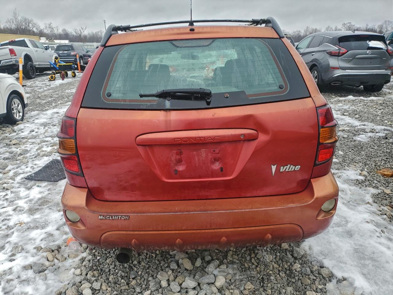 2003 Pontiac Vibe Maroon vin: 5Y2SL62853Z452113