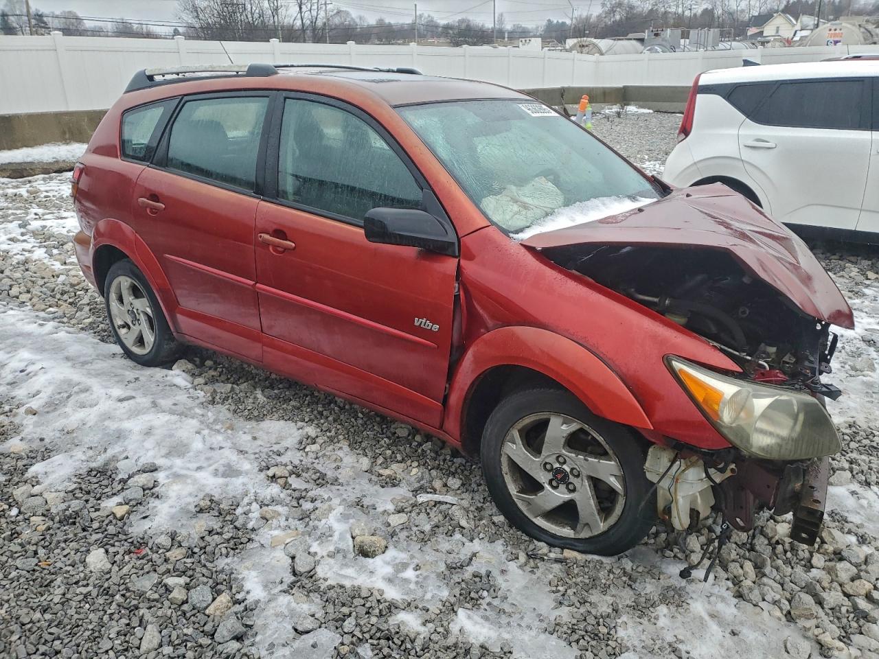 2003 Pontiac Vibe Maroon vin: 5Y2SL62853Z452113