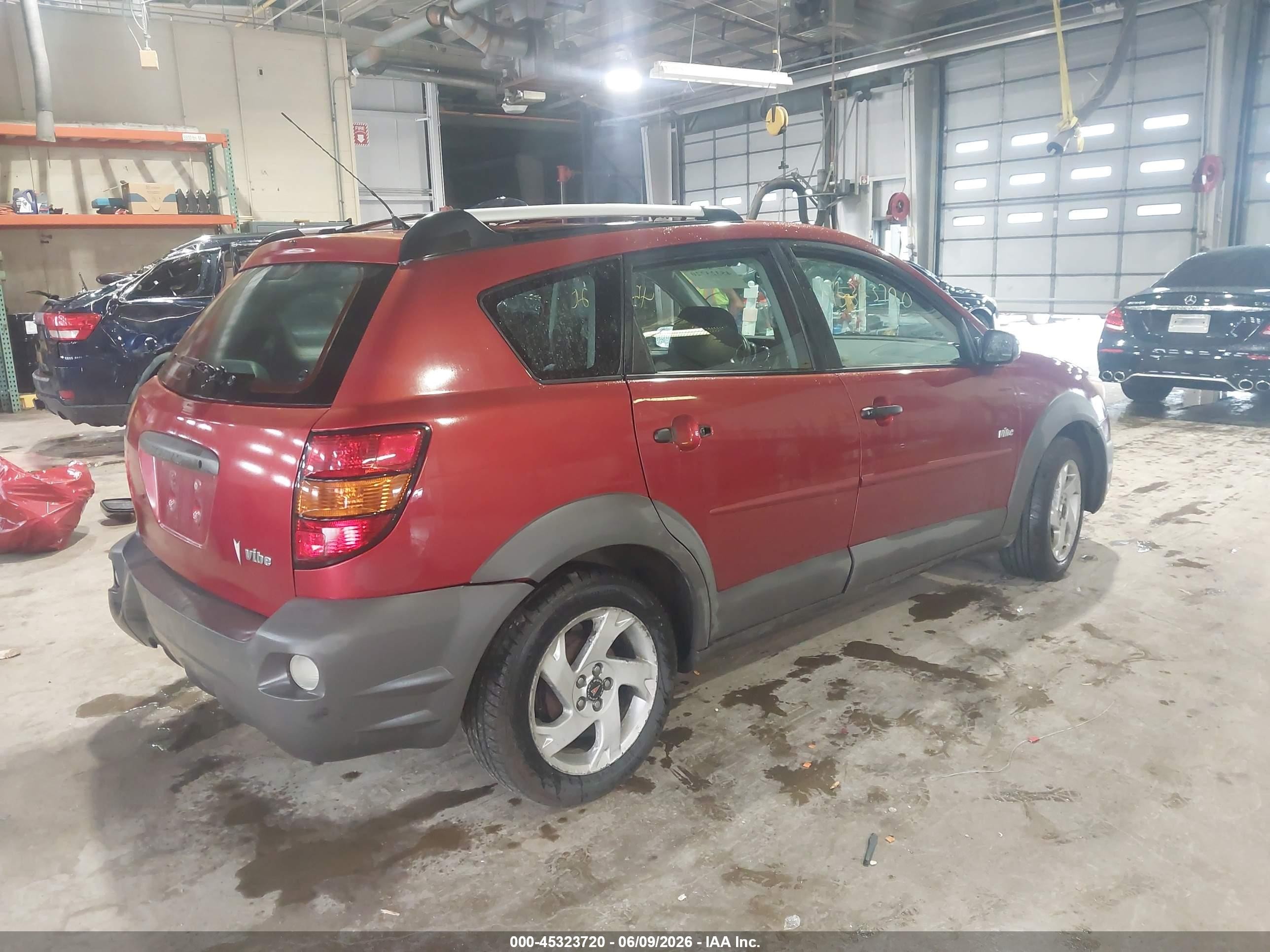 2003 Pontiac Vibe Orange vin: 5Y2SL62853Z467209