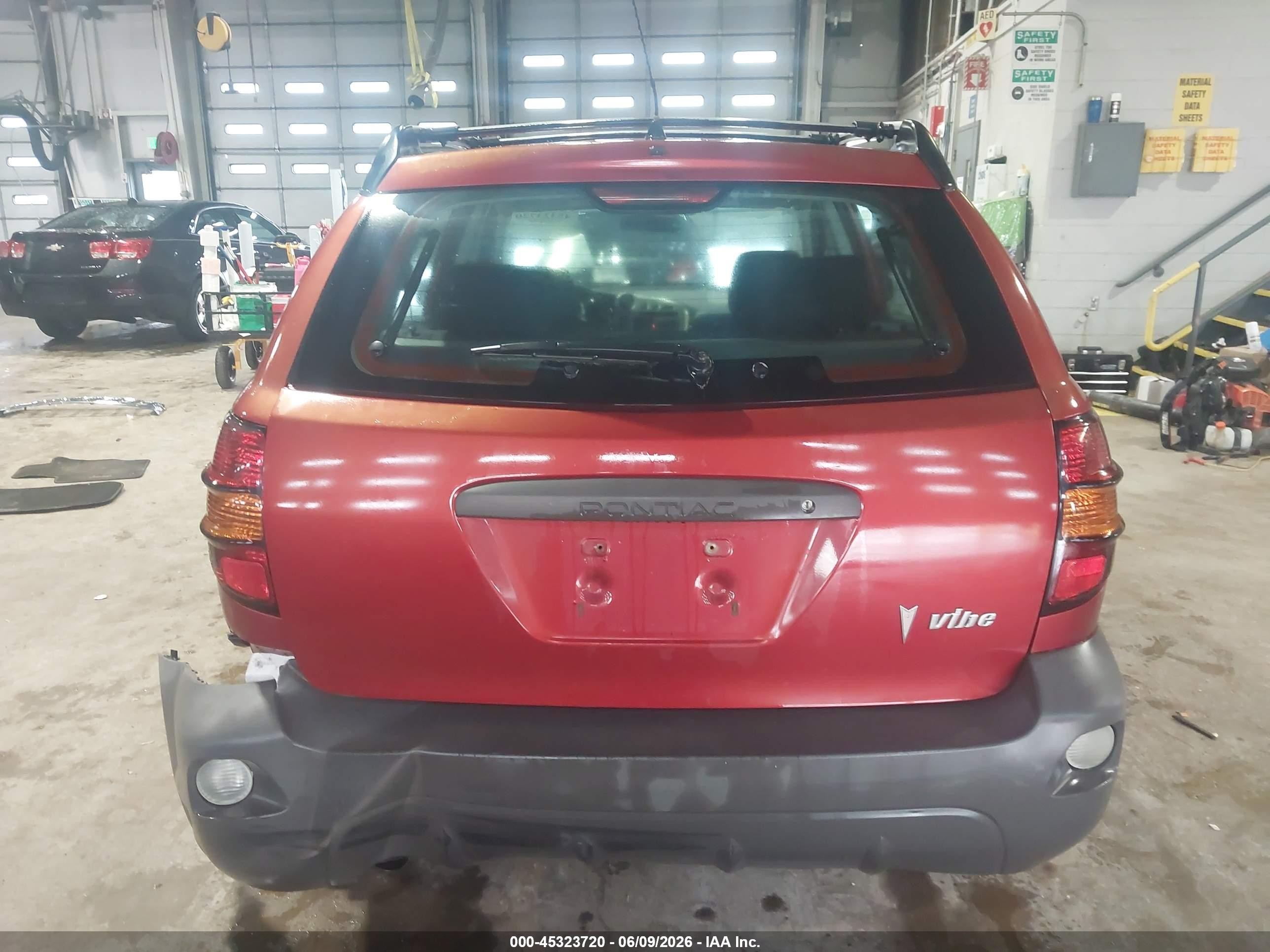 2003 Pontiac Vibe Orange vin: 5Y2SL62853Z467209