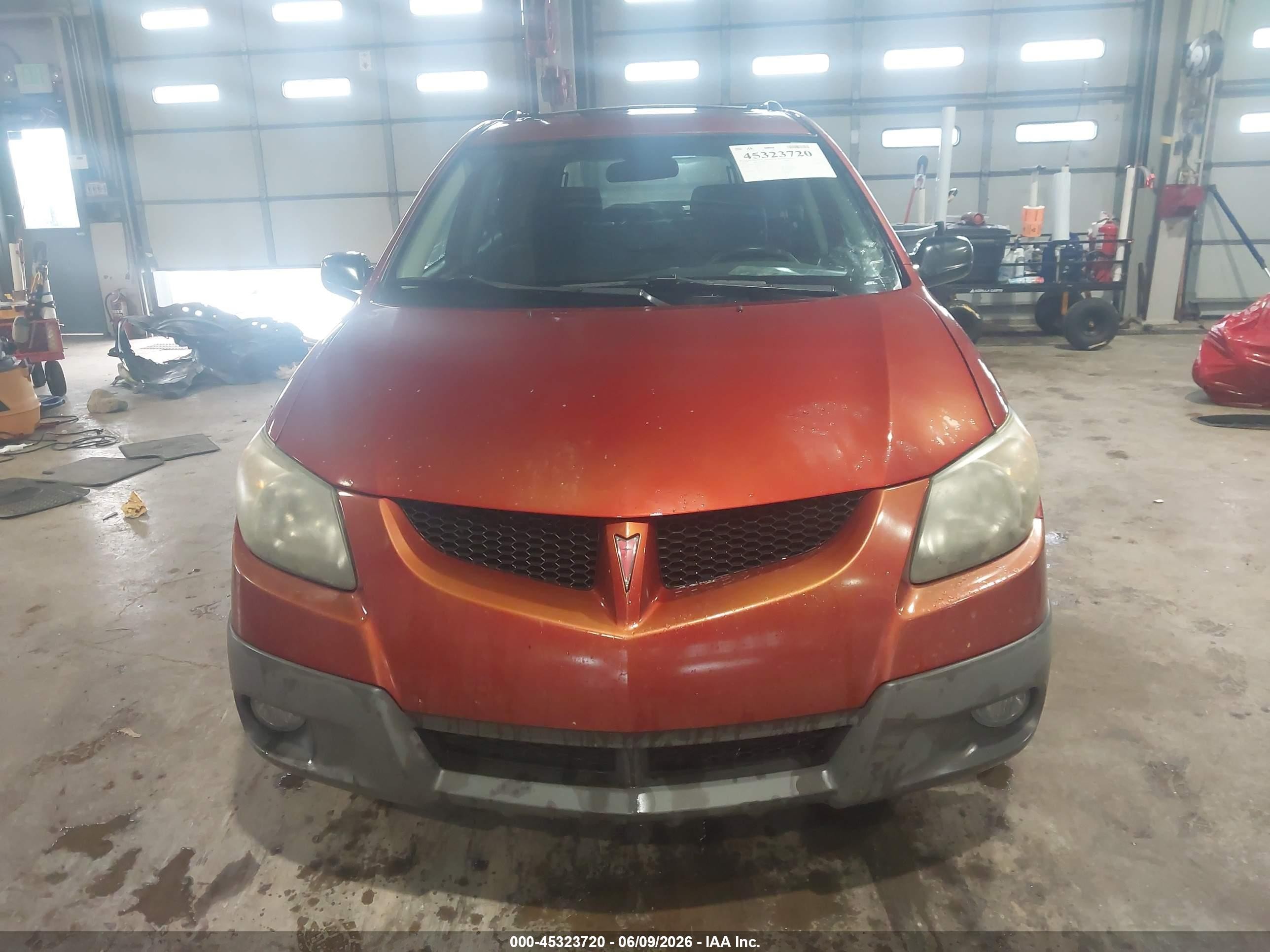 2003 Pontiac Vibe Orange vin: 5Y2SL62853Z467209