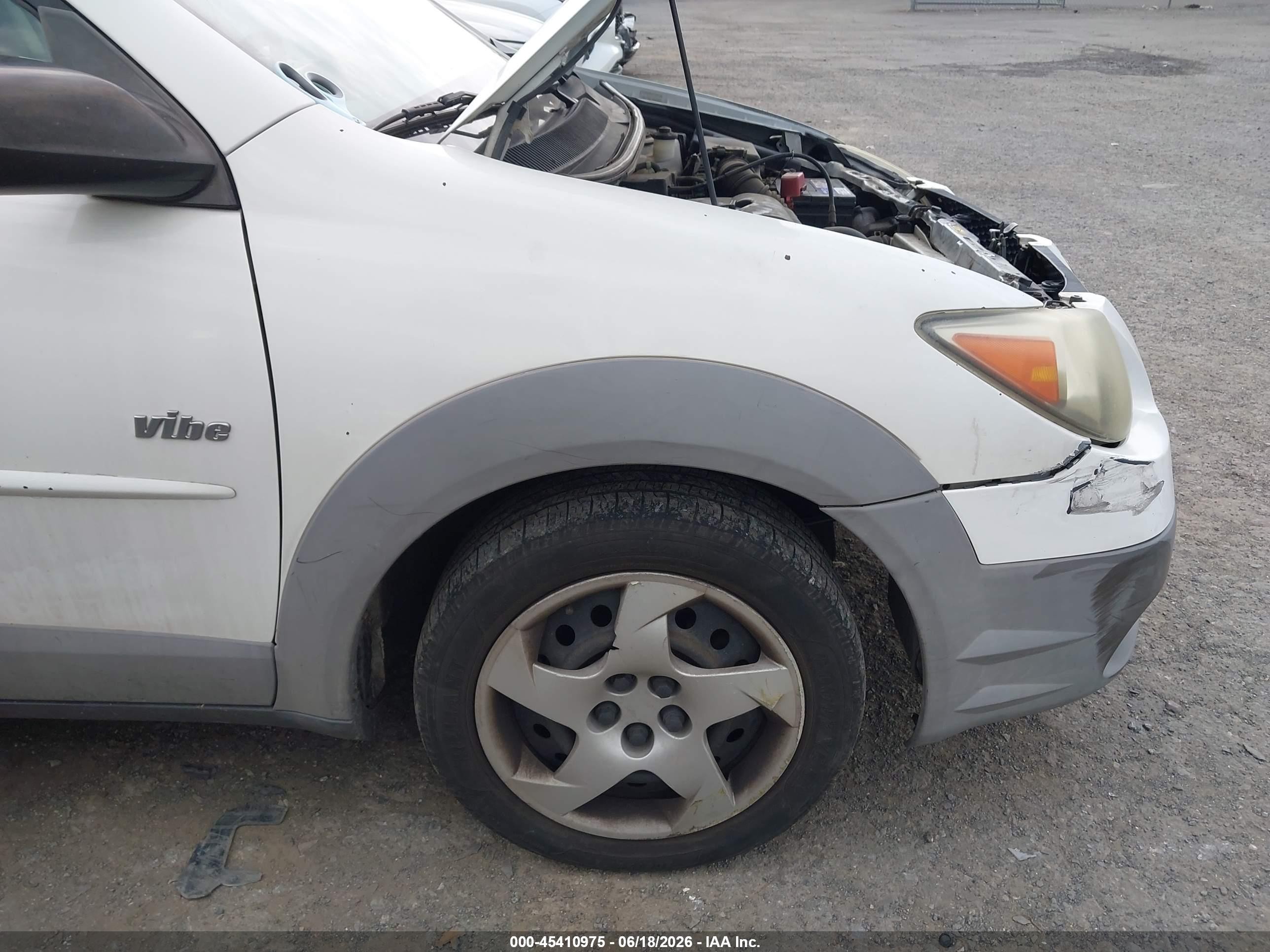 2003 Pontiac Vibe   White vin: 5Y2SL62853Z467887