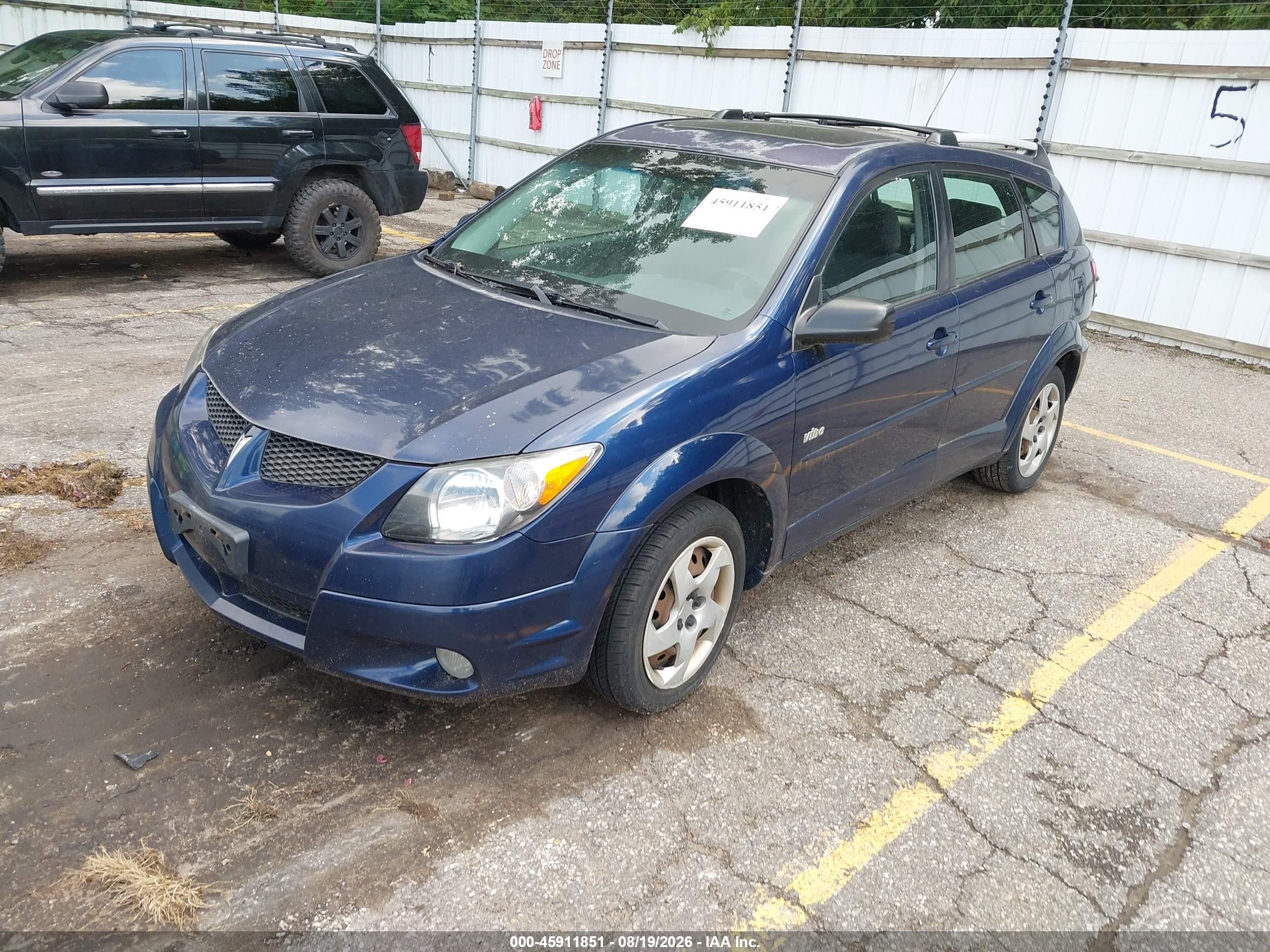 2004 Pontiac Vibe   Синий vin: 5Y2SL62854Z414866