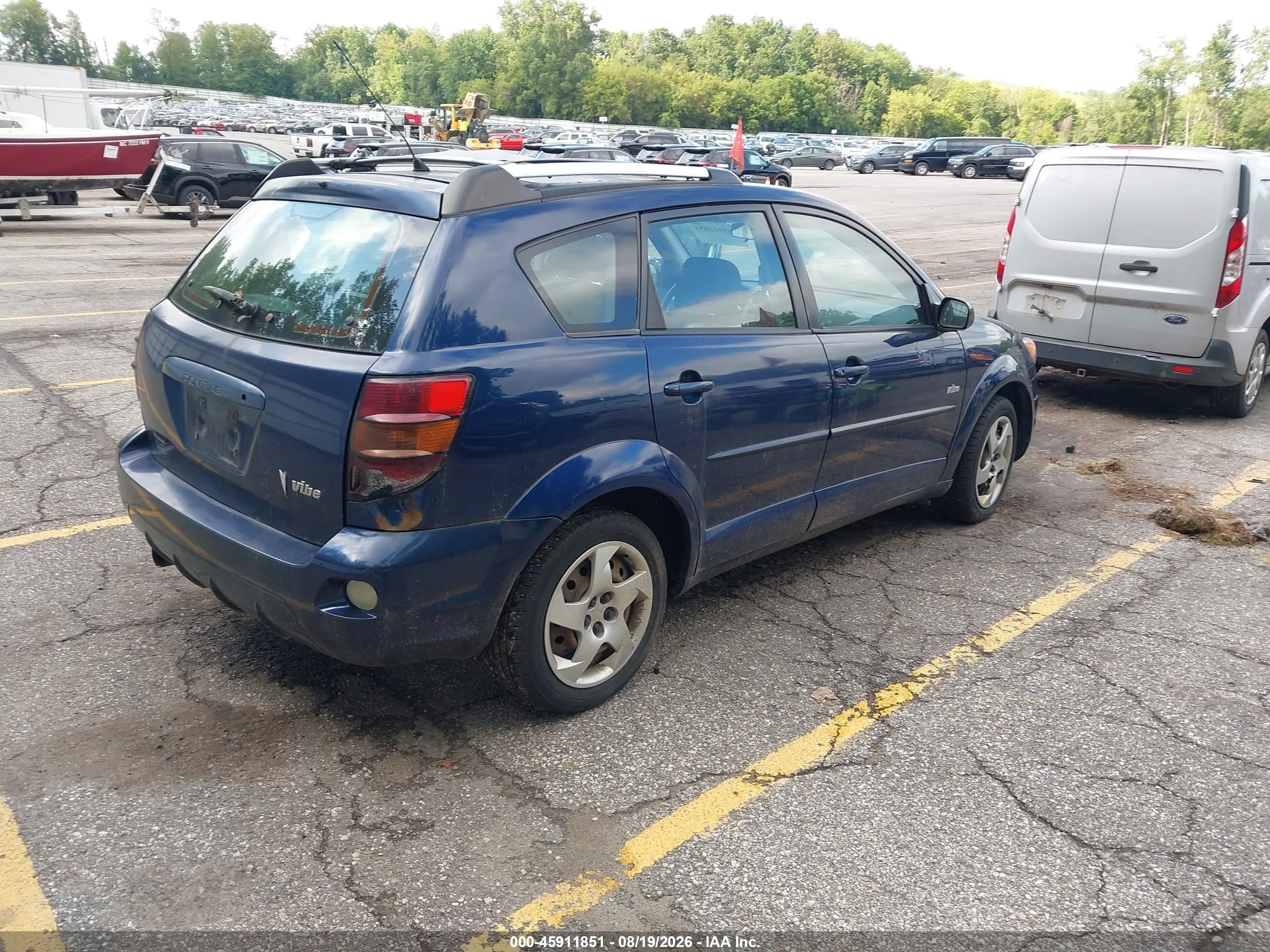 2004 Pontiac Vibe   Синий vin: 5Y2SL62854Z414866