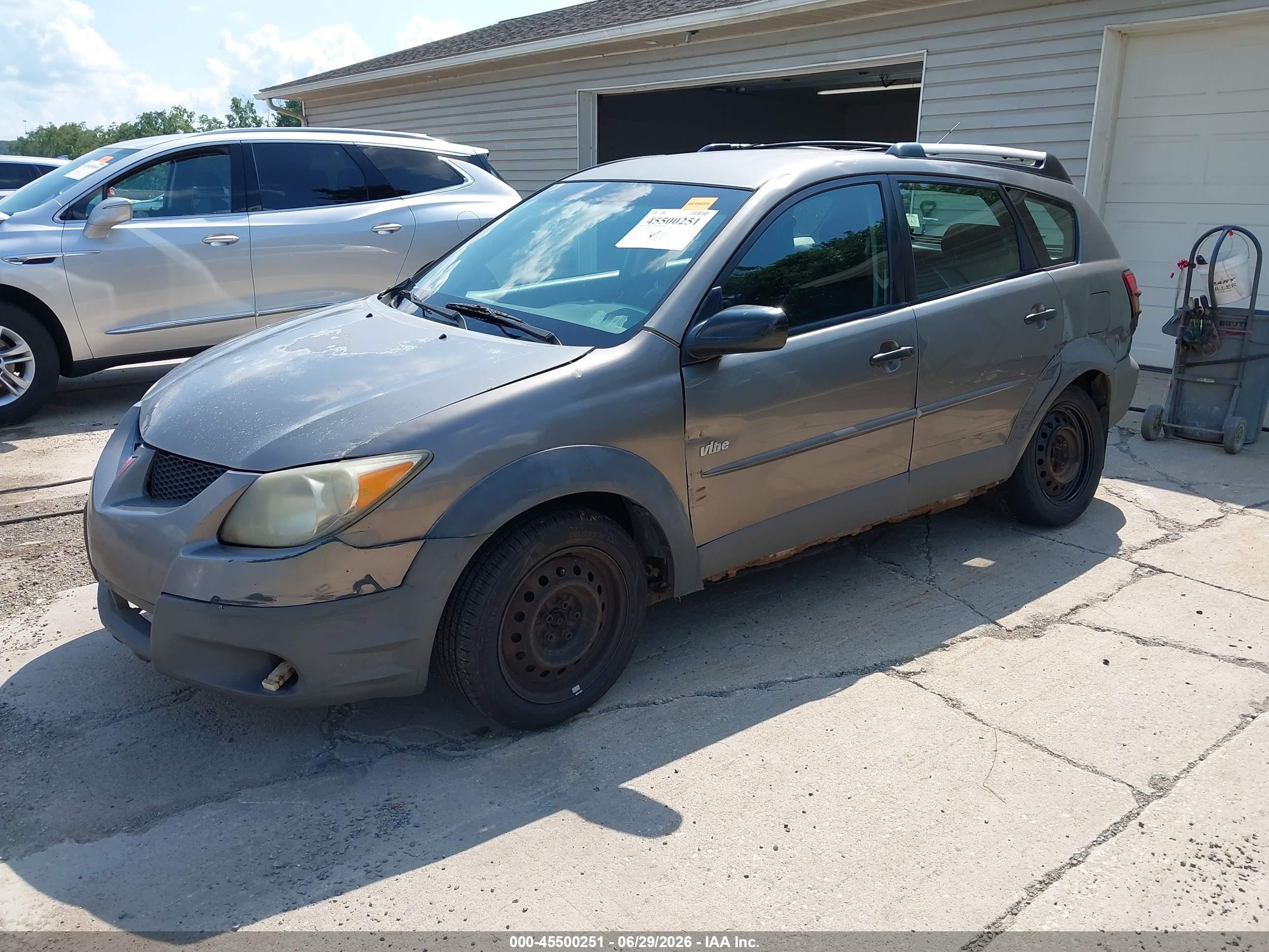 2004 Pontiac Vibe   Gray vin: 5Y2SL62854Z441954