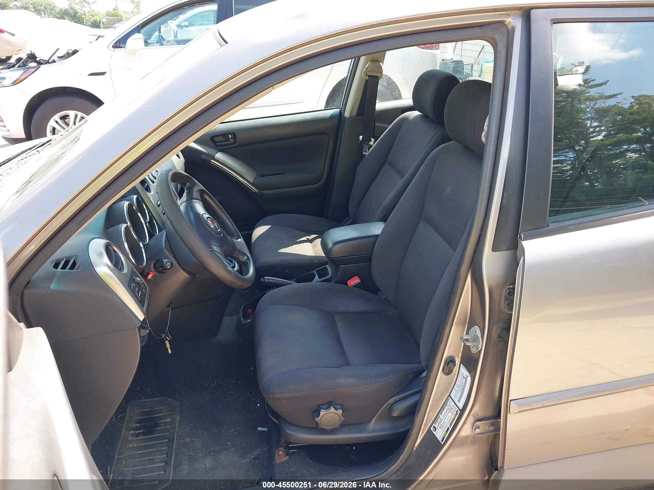 2004 Pontiac Vibe   Gray vin: 5Y2SL62854Z441954