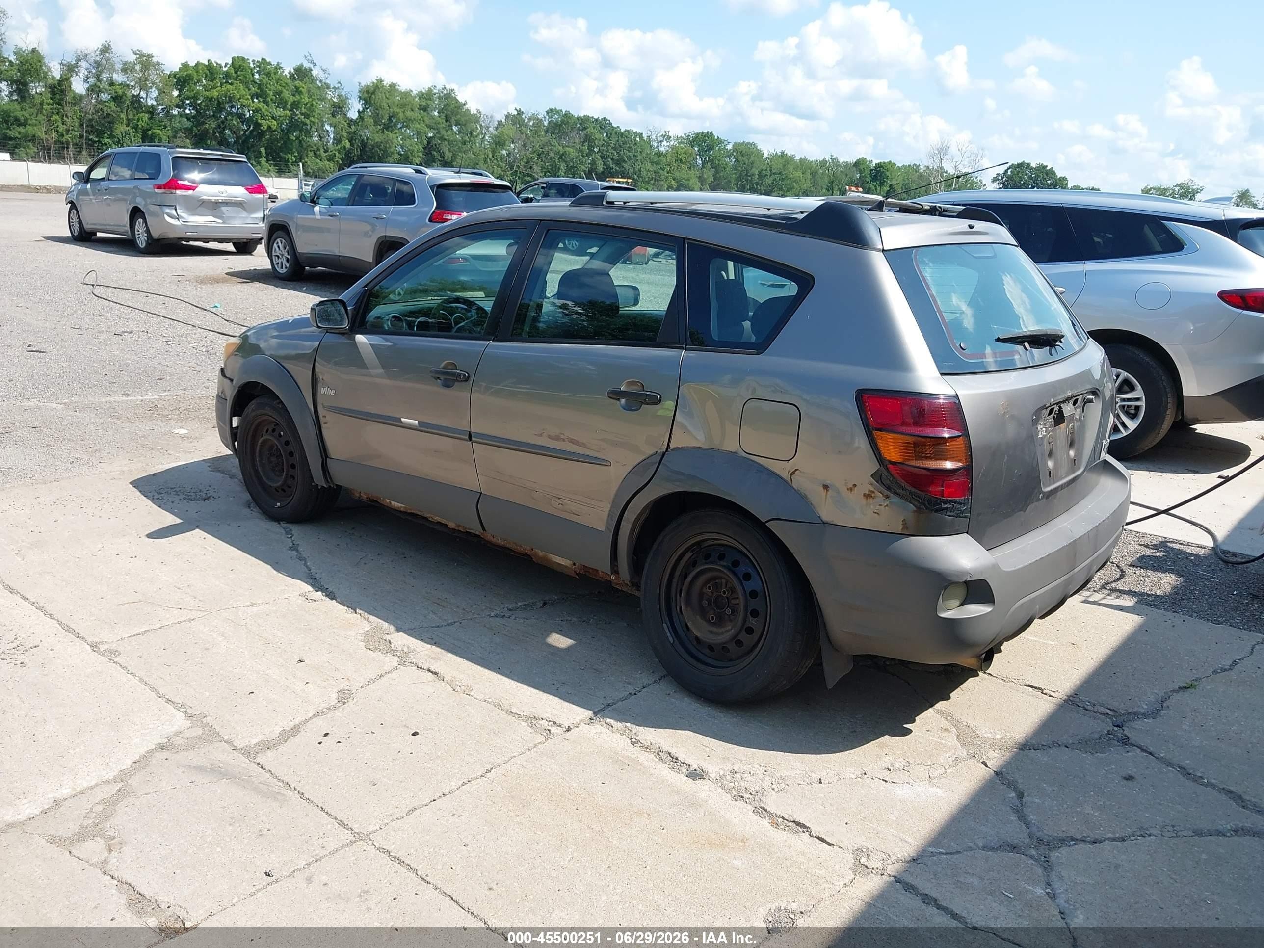 2004 Pontiac Vibe   Gray vin: 5Y2SL62854Z441954